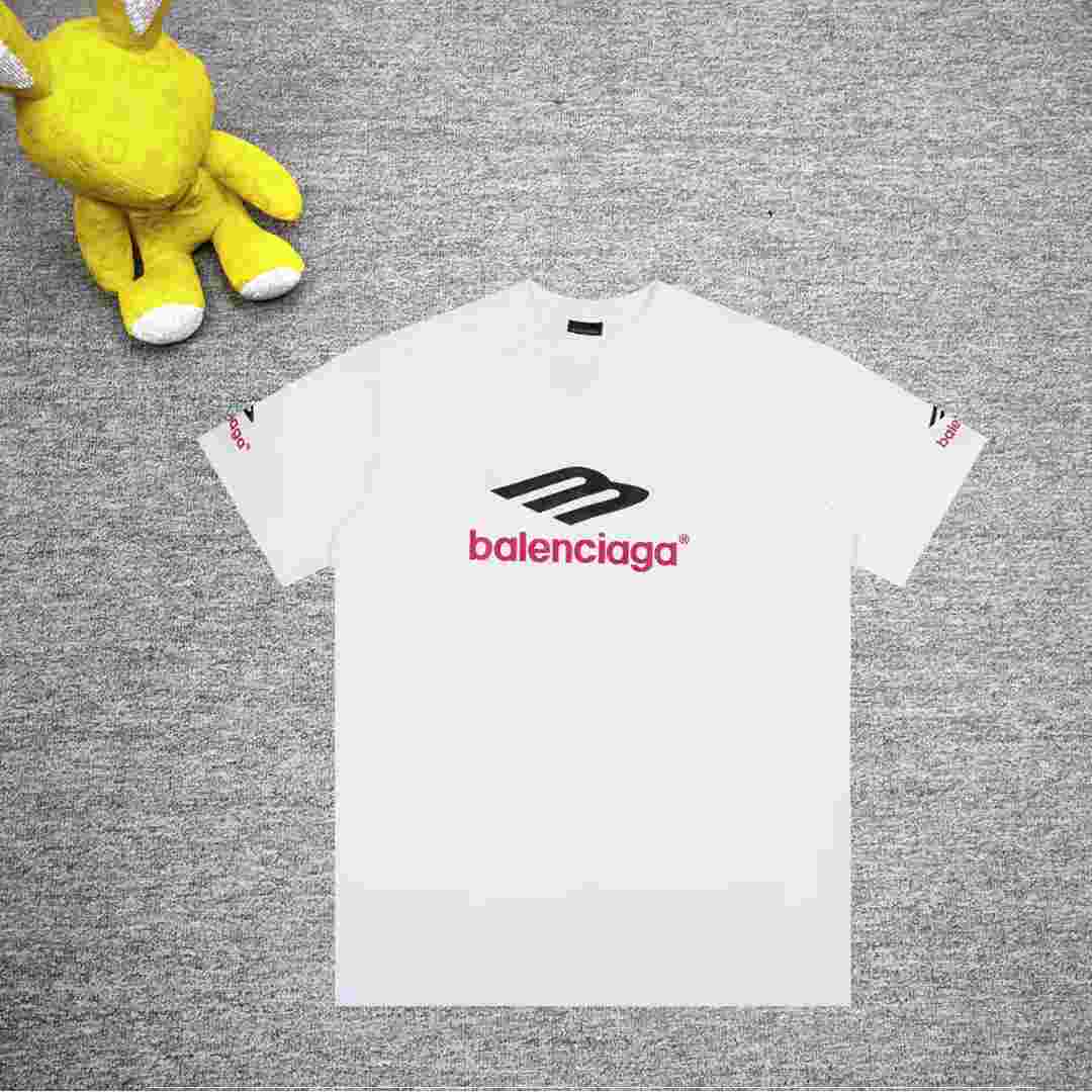 Balenciaga 3B Sports Icon T-Shirt Medium Fit In White - EUR FASHION