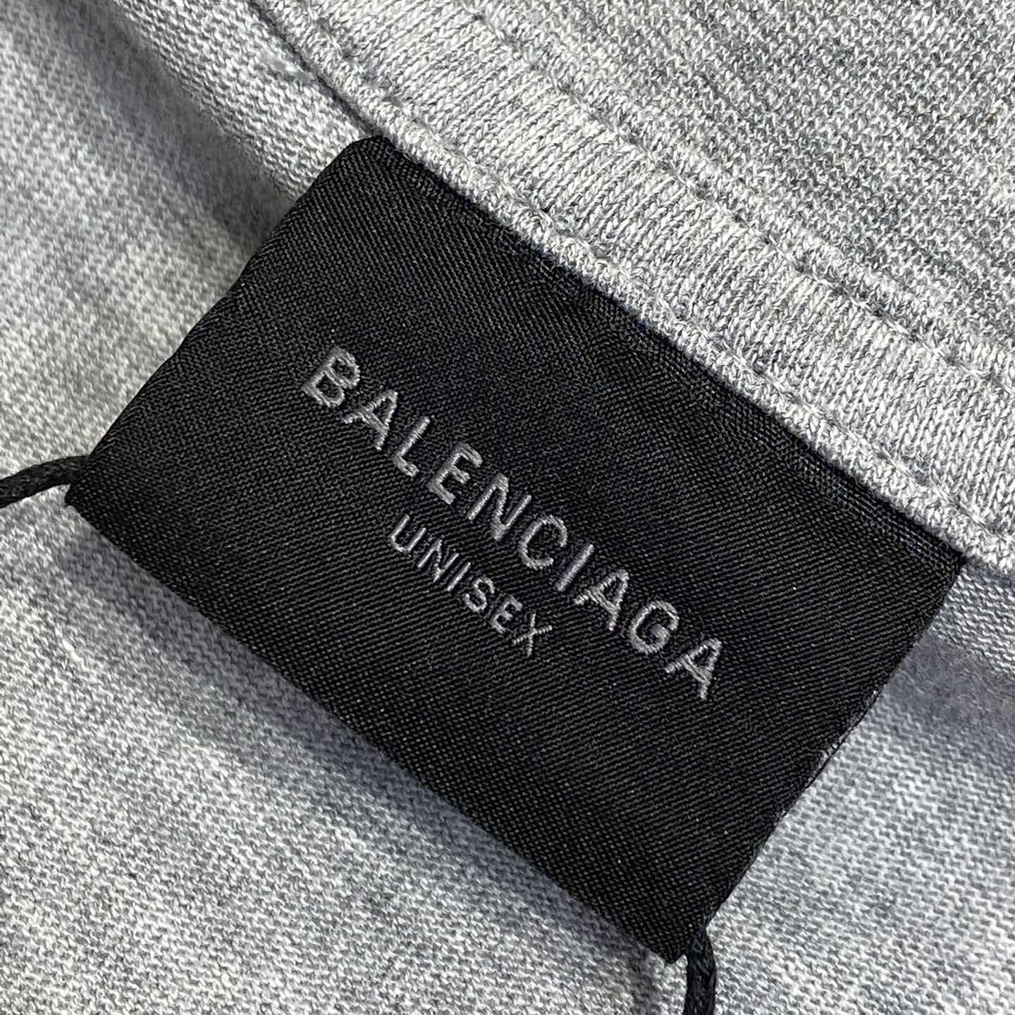 Balenciaga Hi There + Dripley Sleeveless T-Shirt In Heather Grey - EUR FASHION