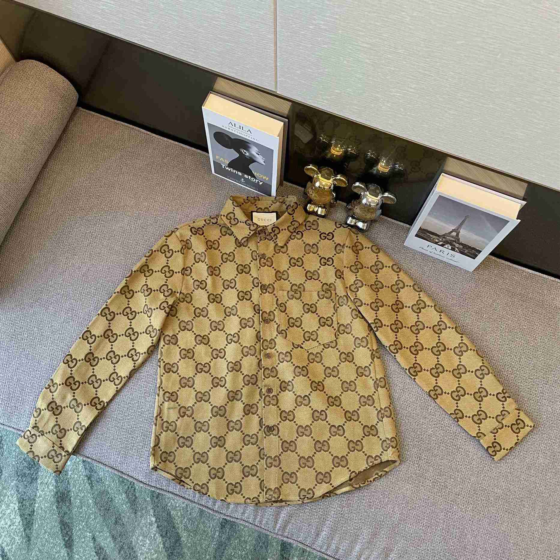 Gucci Maxi GG canvas shirt - EUR FASHION