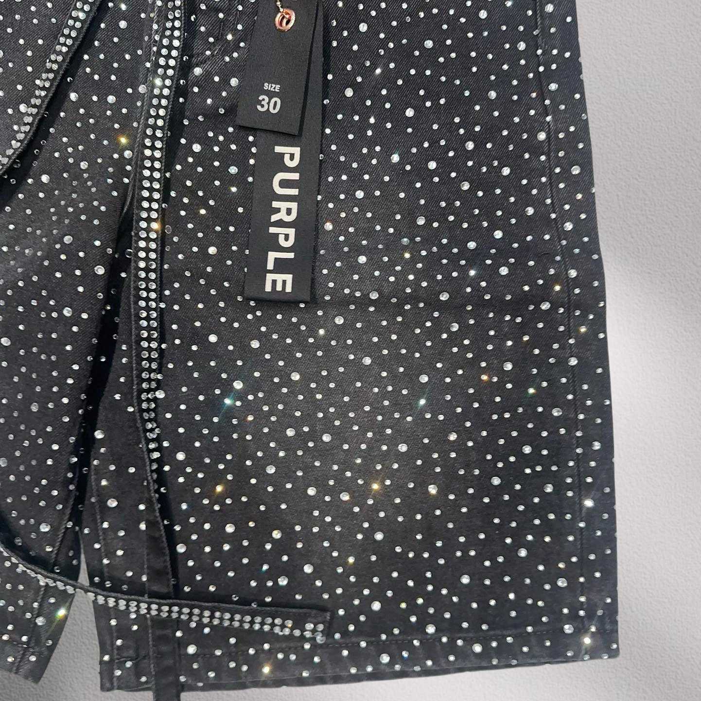 Purple-Brand Denim Shorts    6024 - EUR FASHION