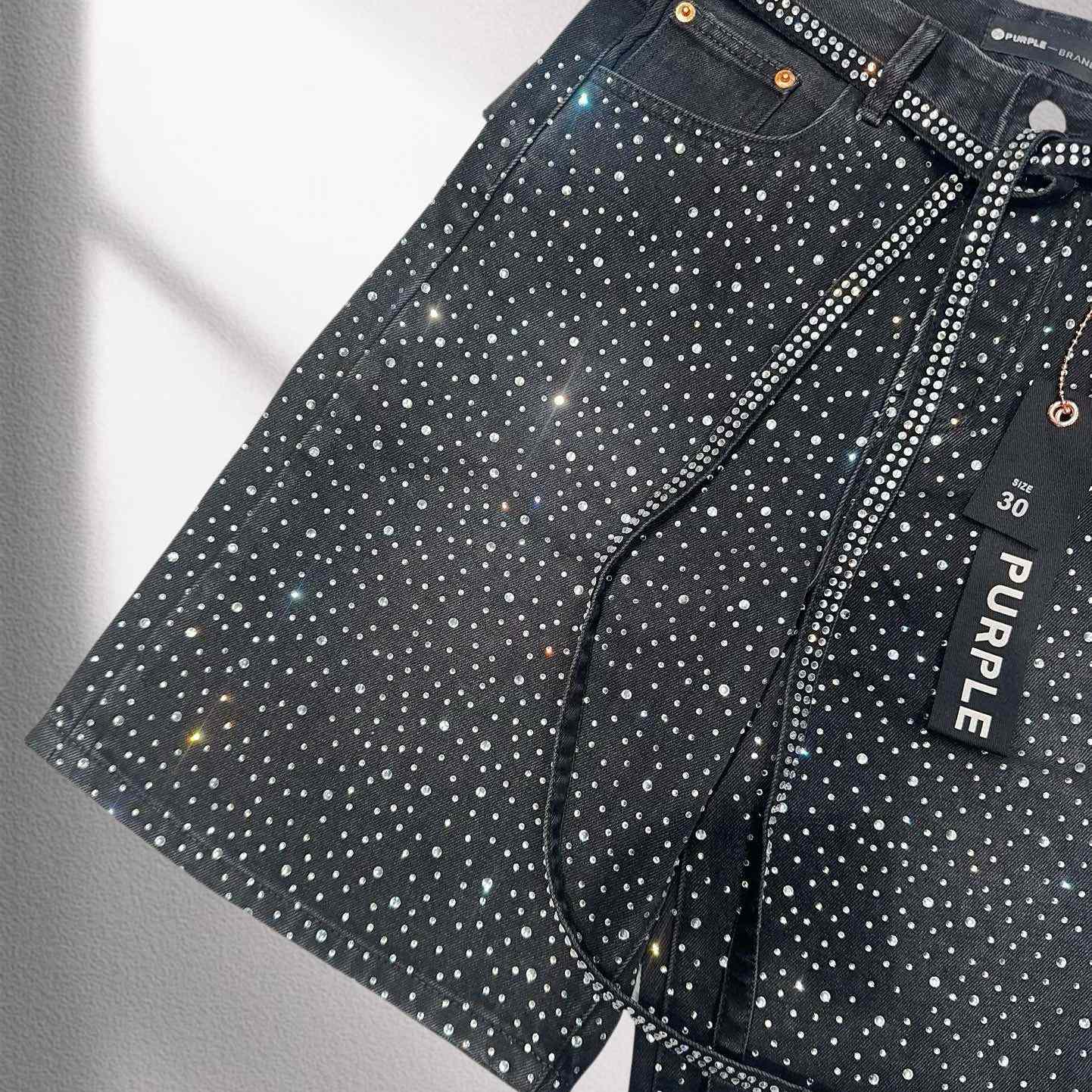 Purple-Brand Denim Shorts    6024 - EUR FASHION