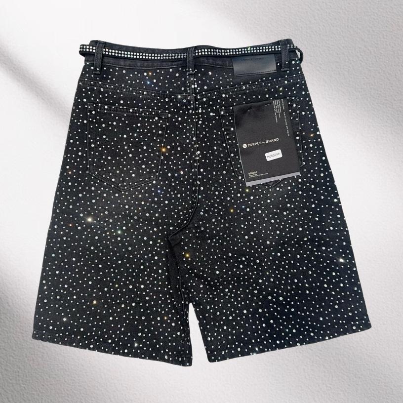 Purple-Brand Denim Shorts    6024 - EUR FASHION