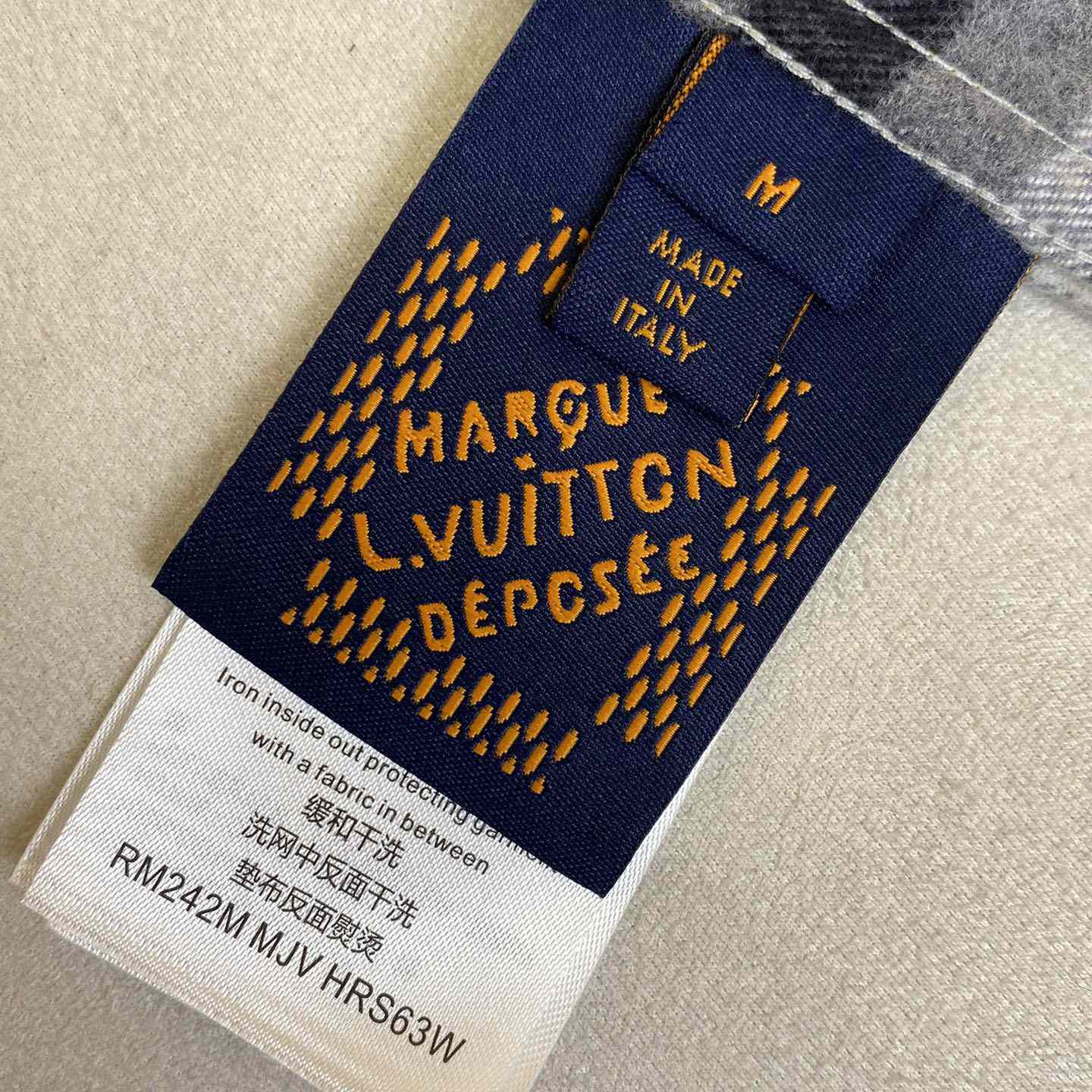 Louis Vuitton Long-Sleeved Cotton Flannel Shirt  1AFXST - EUR FASHION