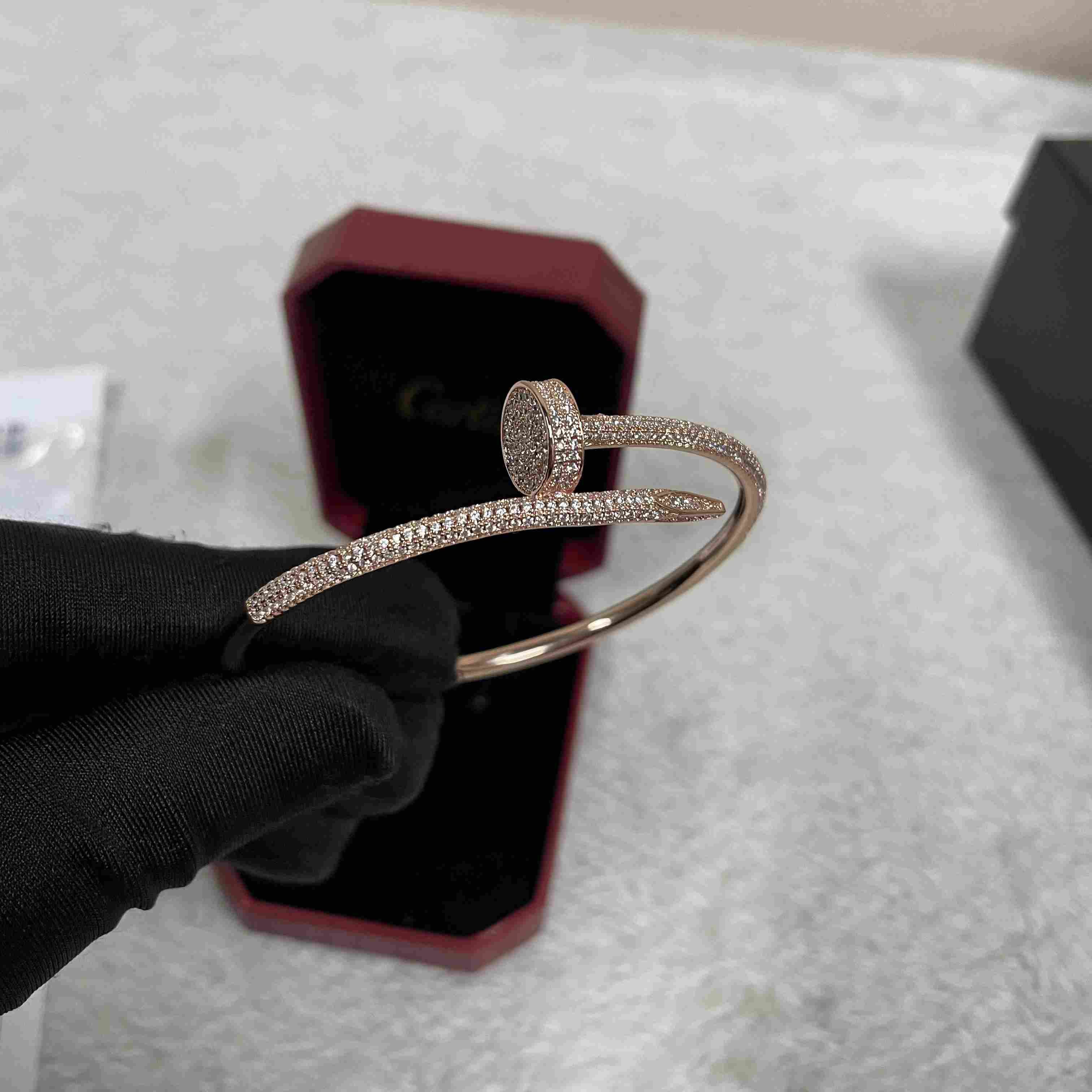 Cartier Juste un Clou Diamond Bracelets Rose Gold - EUR FASHION