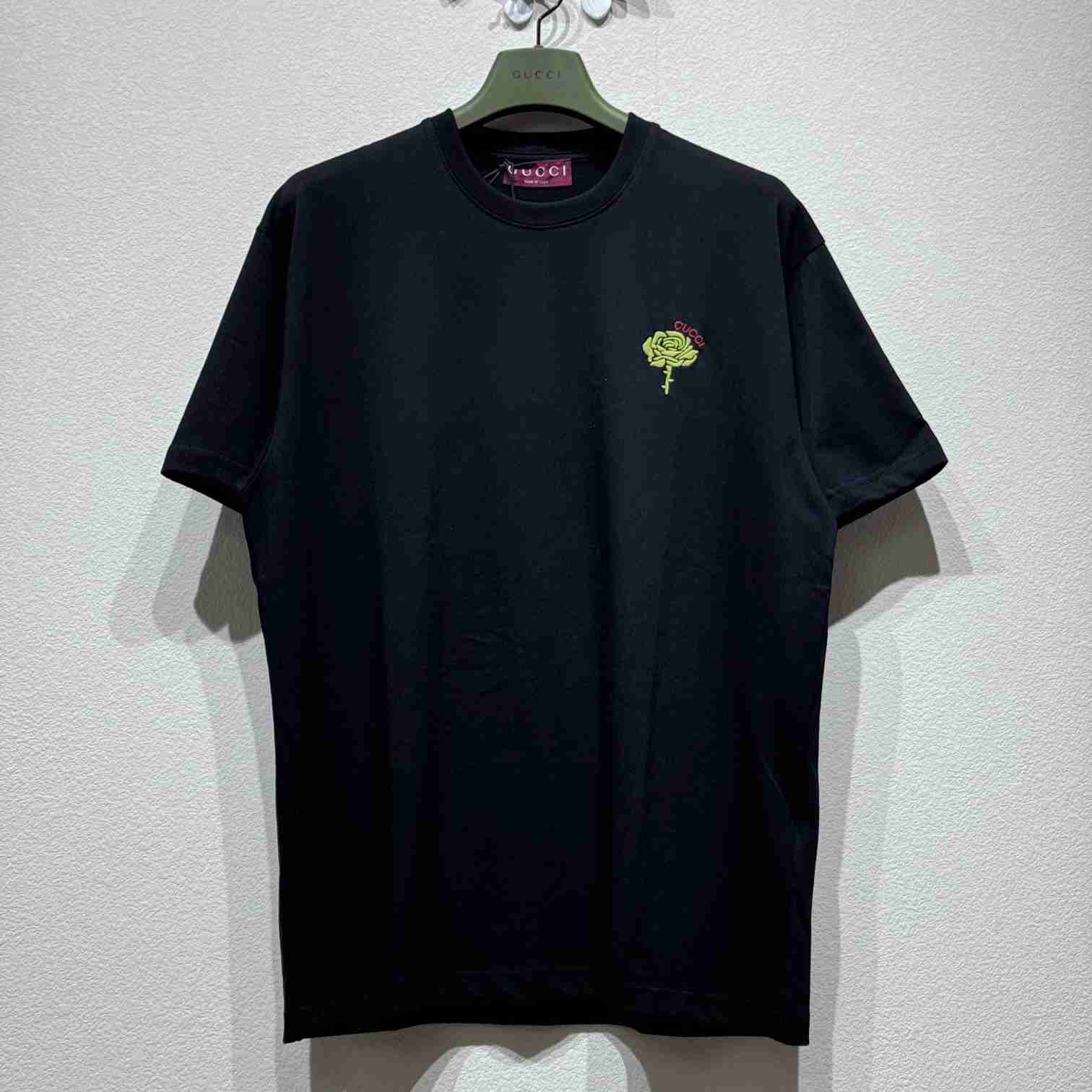 Gucci Cotton Jersey T-shirt With Embroidery  - EUR FASHION
