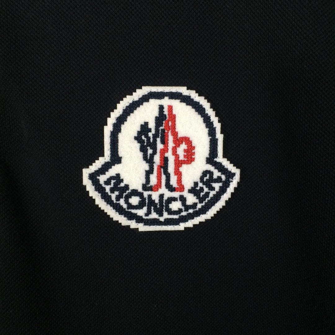 Moncler Logo Cotton Polo Shirt - EUR FASHION