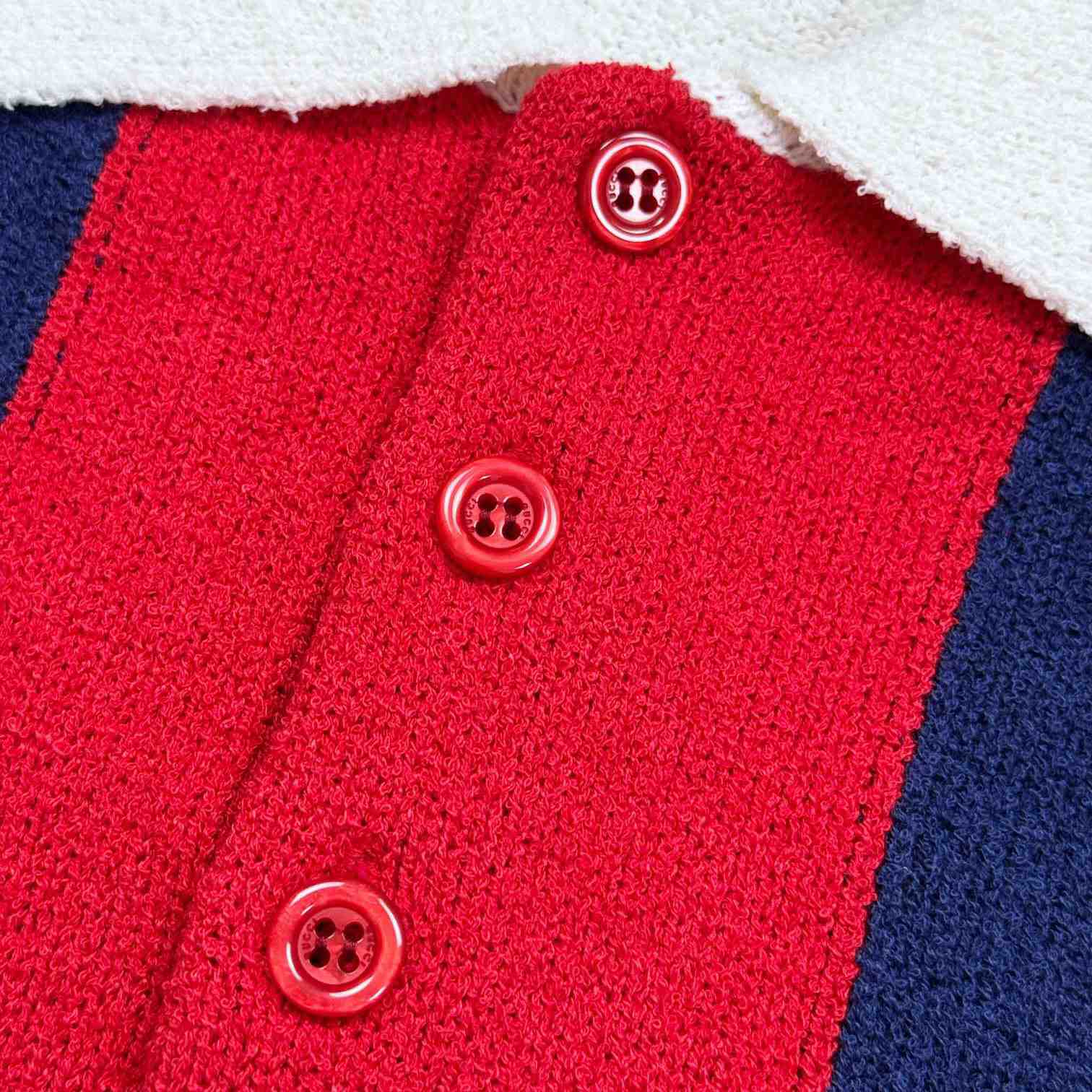 Gucci Cotton Blend Terry Knit Polo Shirt  - EUR FASHION
