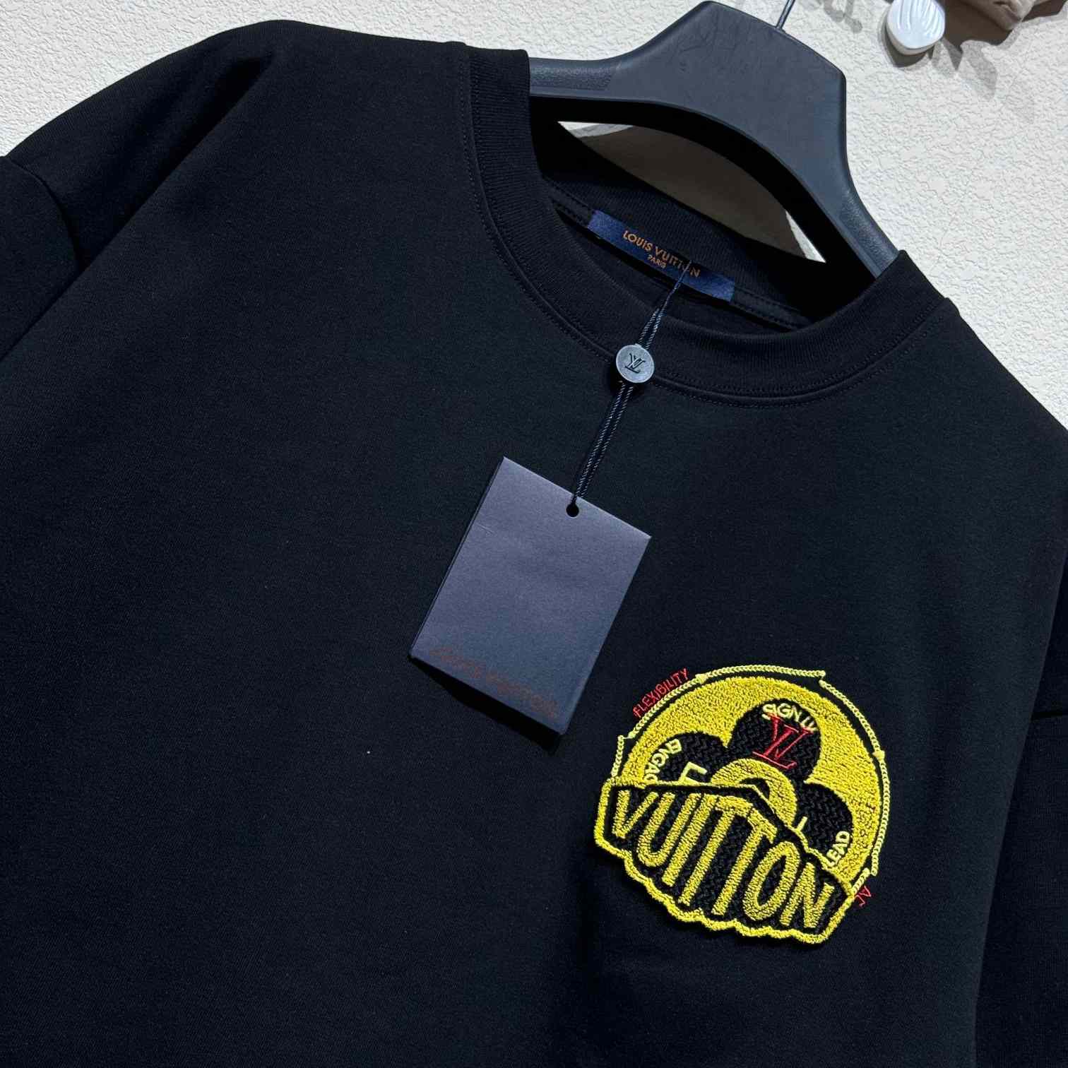 Louis Vuitton Short-Sleeved Cotton Crewneck    - EUR FASHION