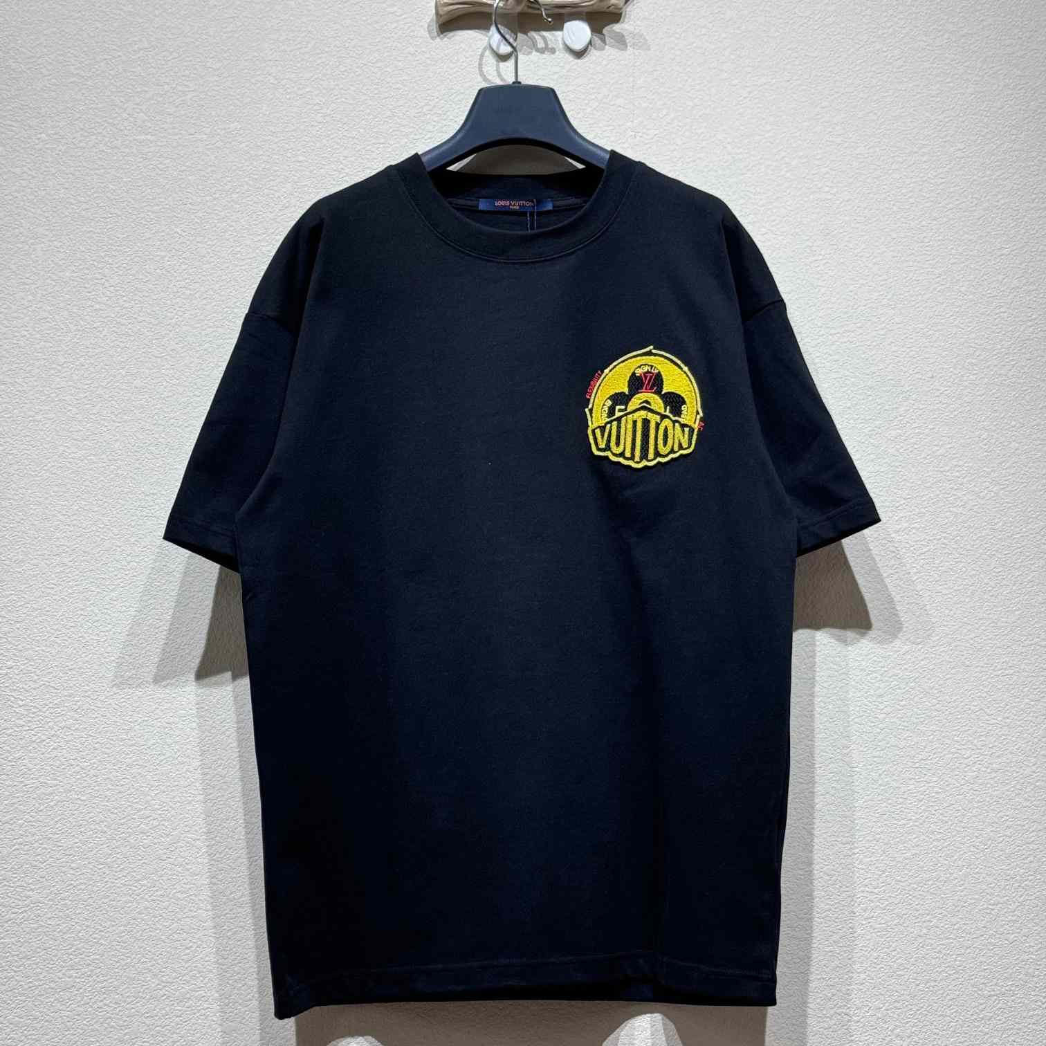 Louis Vuitton Short-Sleeved Cotton Crewneck    - EUR FASHION