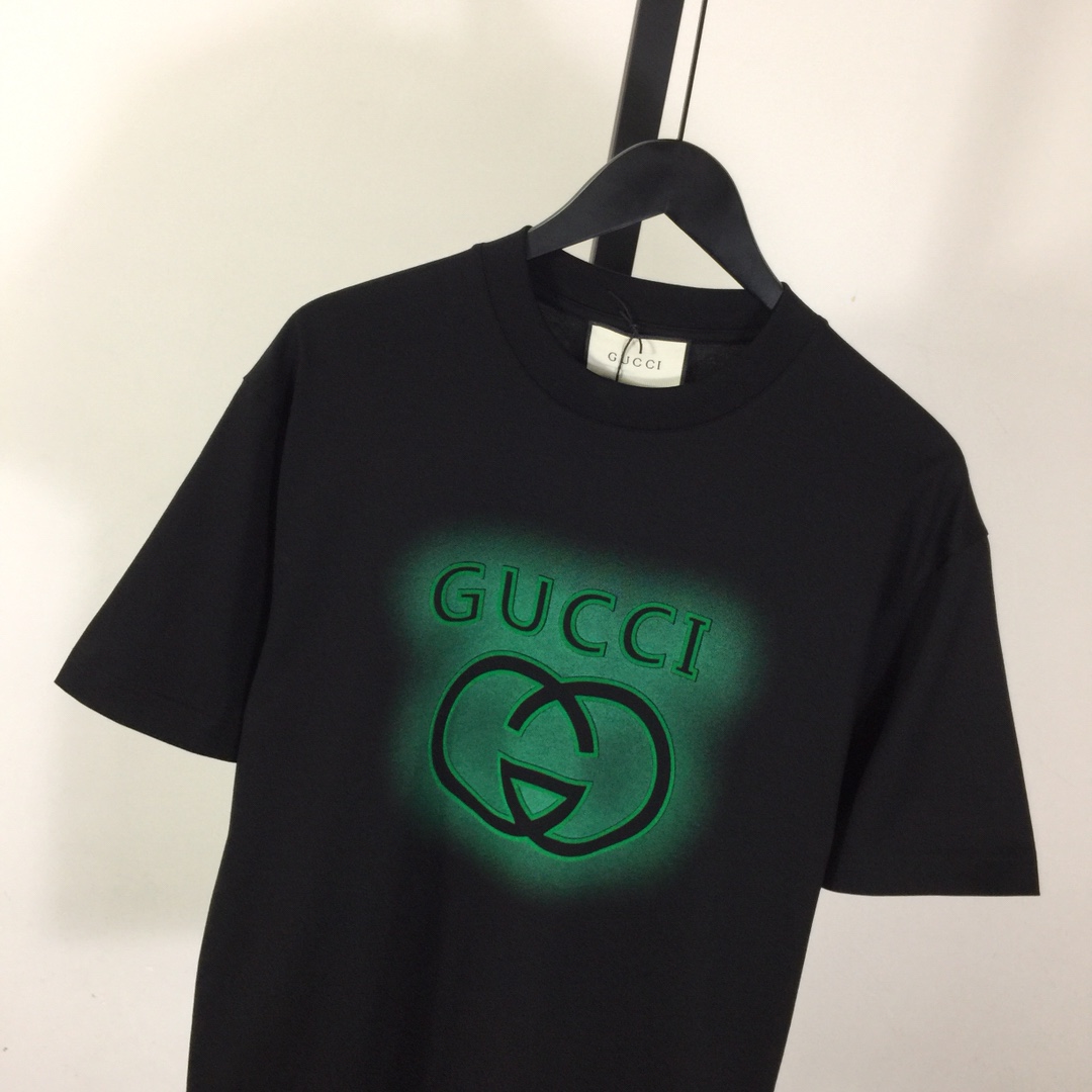 Gucci Printed Cotton Jersey T-shirt - EUR FASHION