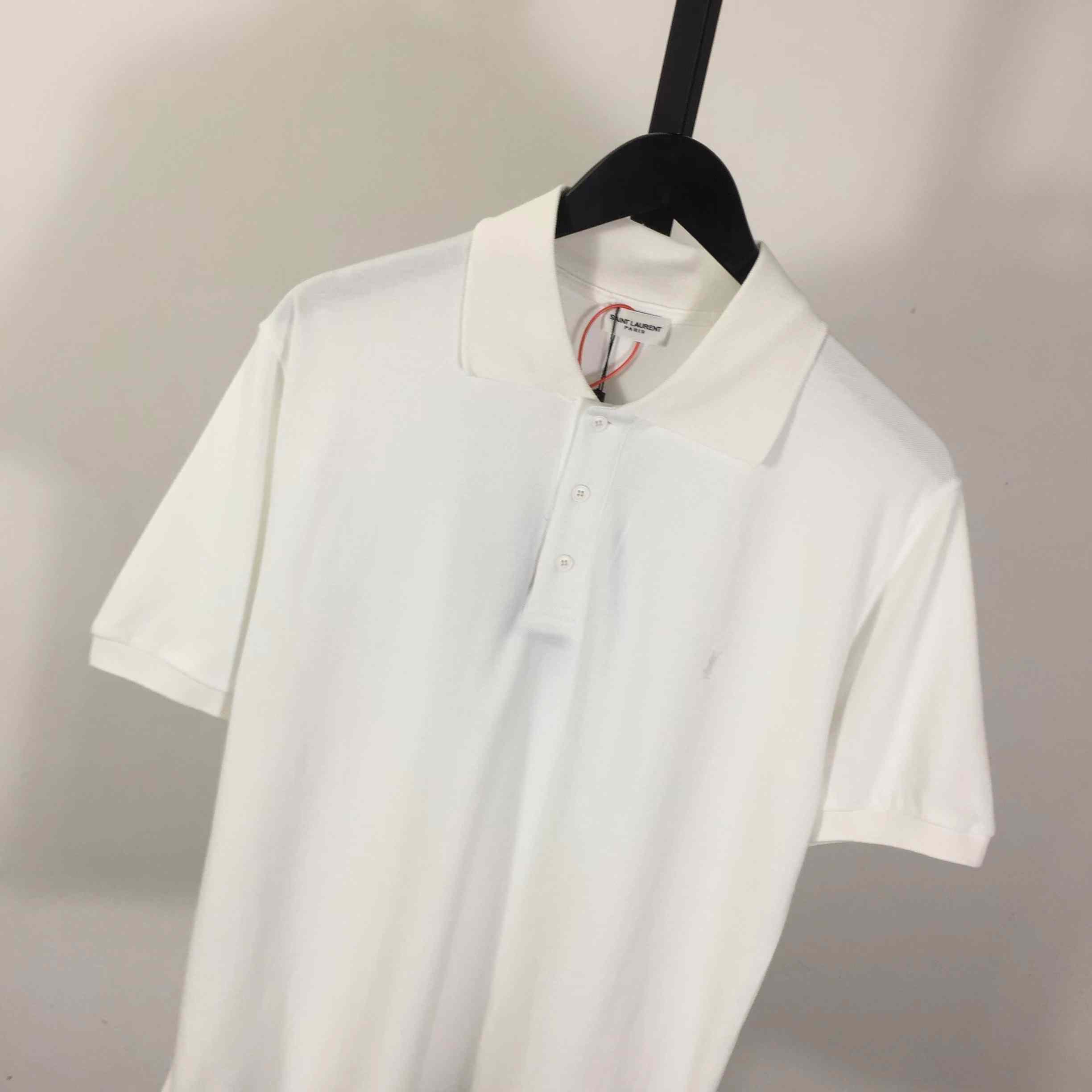 Saint Laurent Wool Knit Polo Top  - EUR FASHION