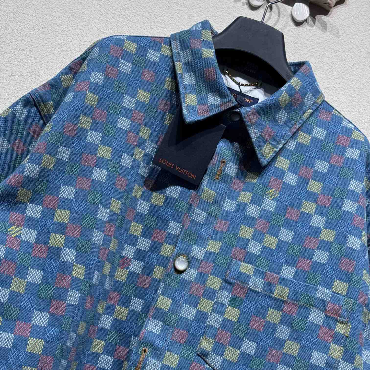 Louis Vuitton Damier Short-Sleeved Shirt  - EUR FASHION