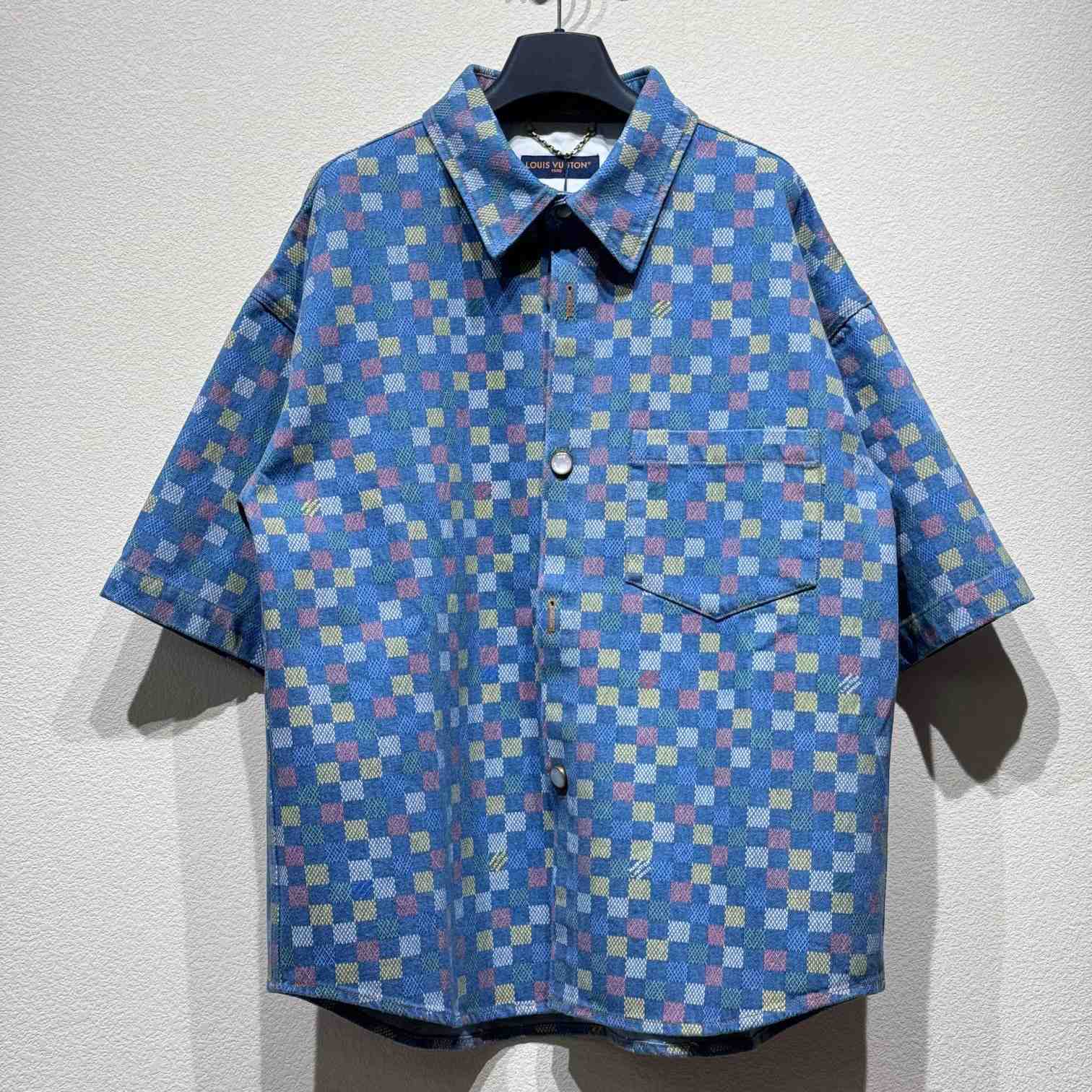 Louis Vuitton Damier Short-Sleeved Shirt  - EUR FASHION