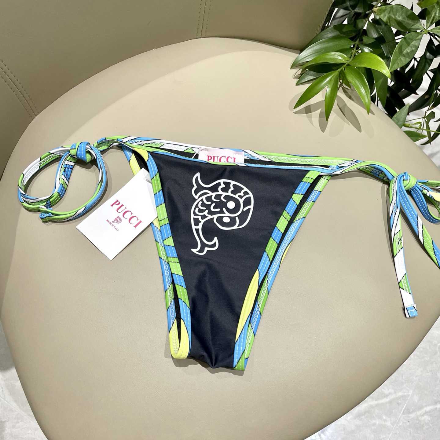 Pucci Iride-Print Bikini Top And Bikini Briefs - EUR FASHION