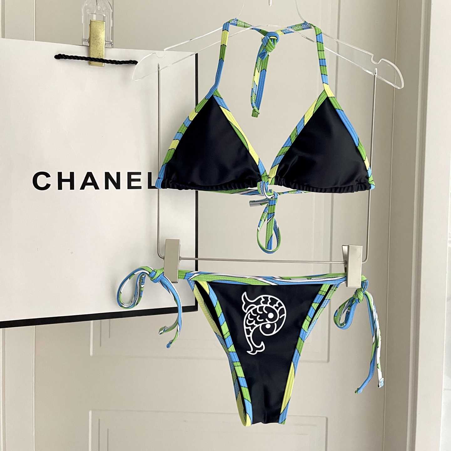Pucci Iride-Print Bikini Top And Bikini Briefs - EUR FASHION