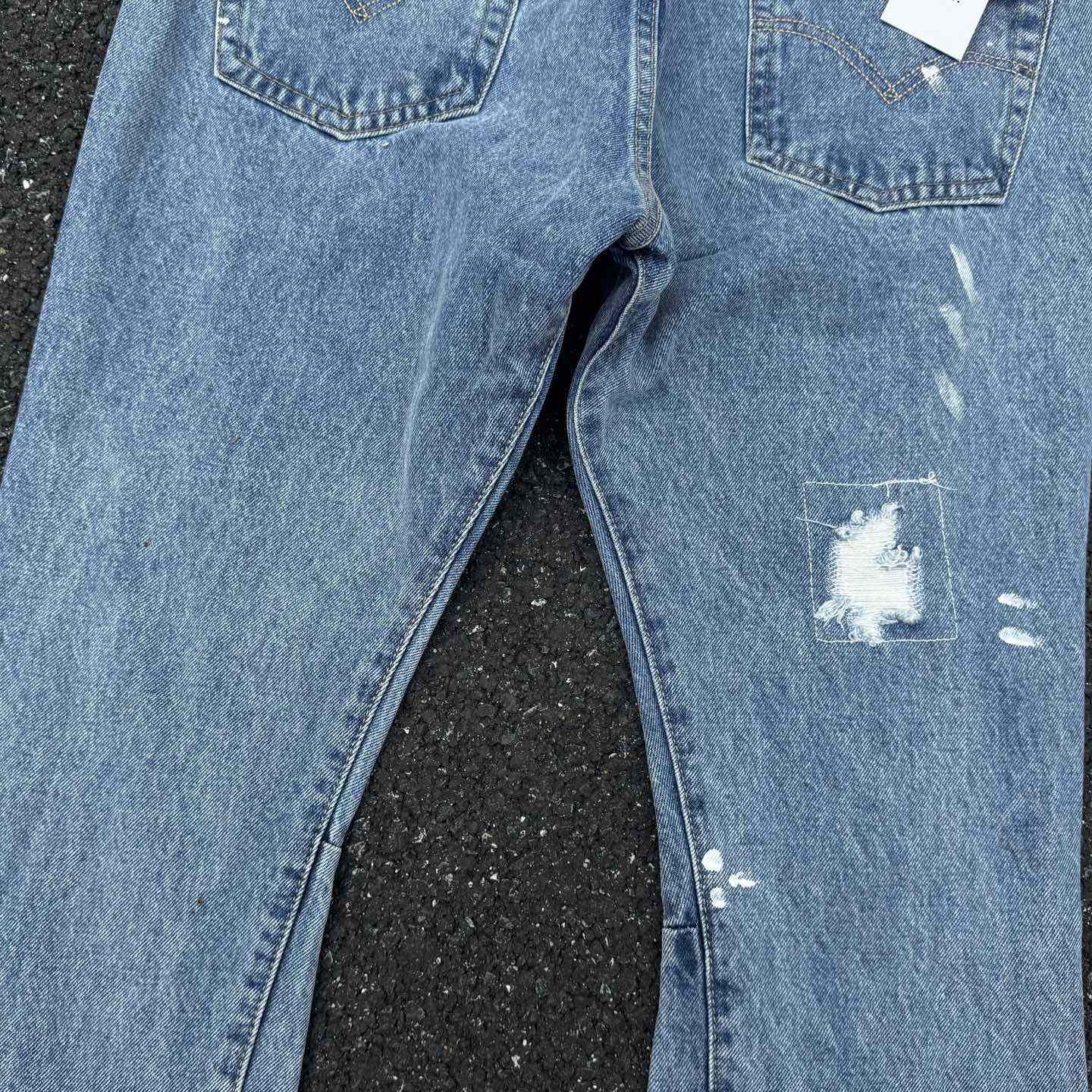 Gallery Dept. Ripped Denim Flared Pants - EUR FASHION