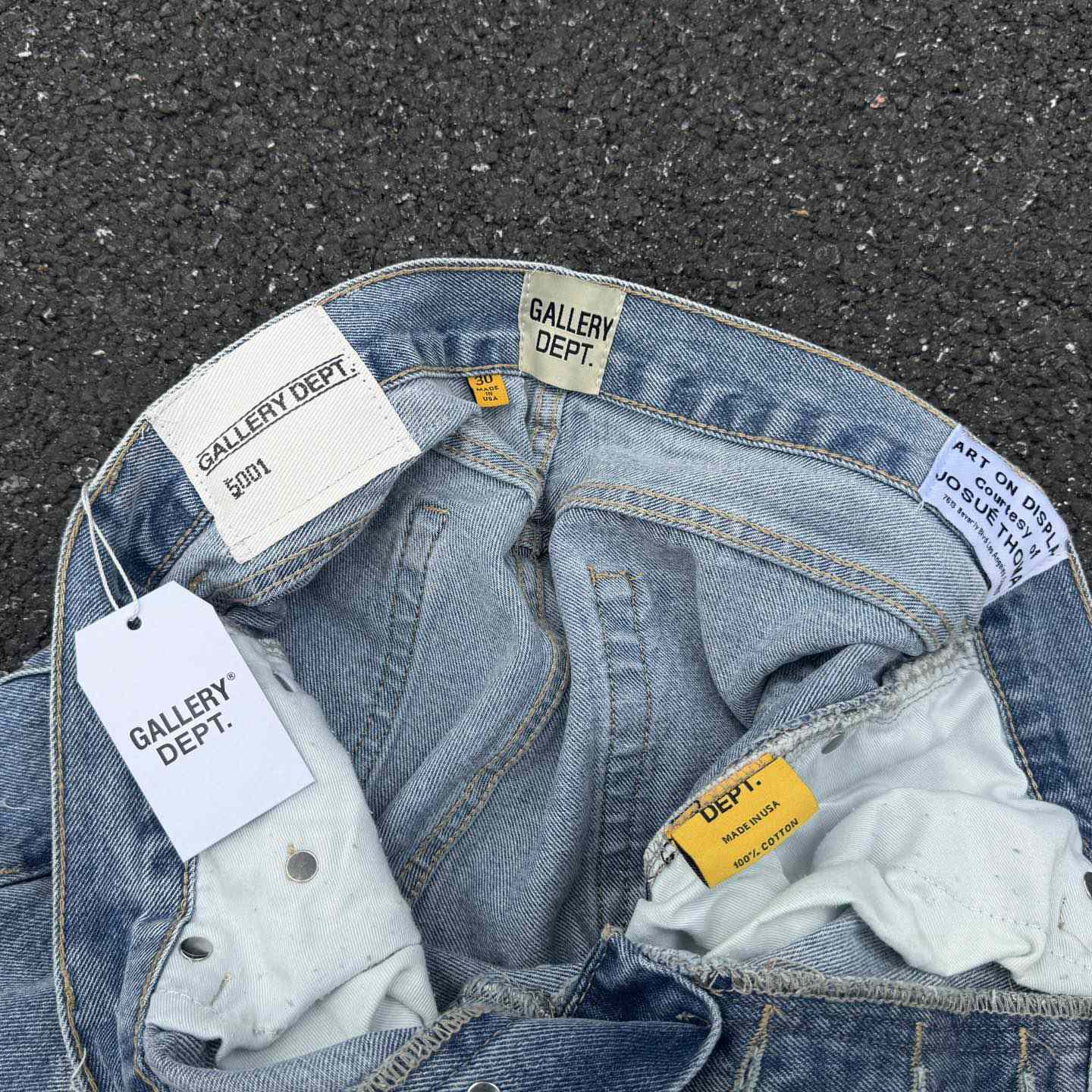 Gallery Dept. Ripped Denim Flared Pants - EUR FASHION