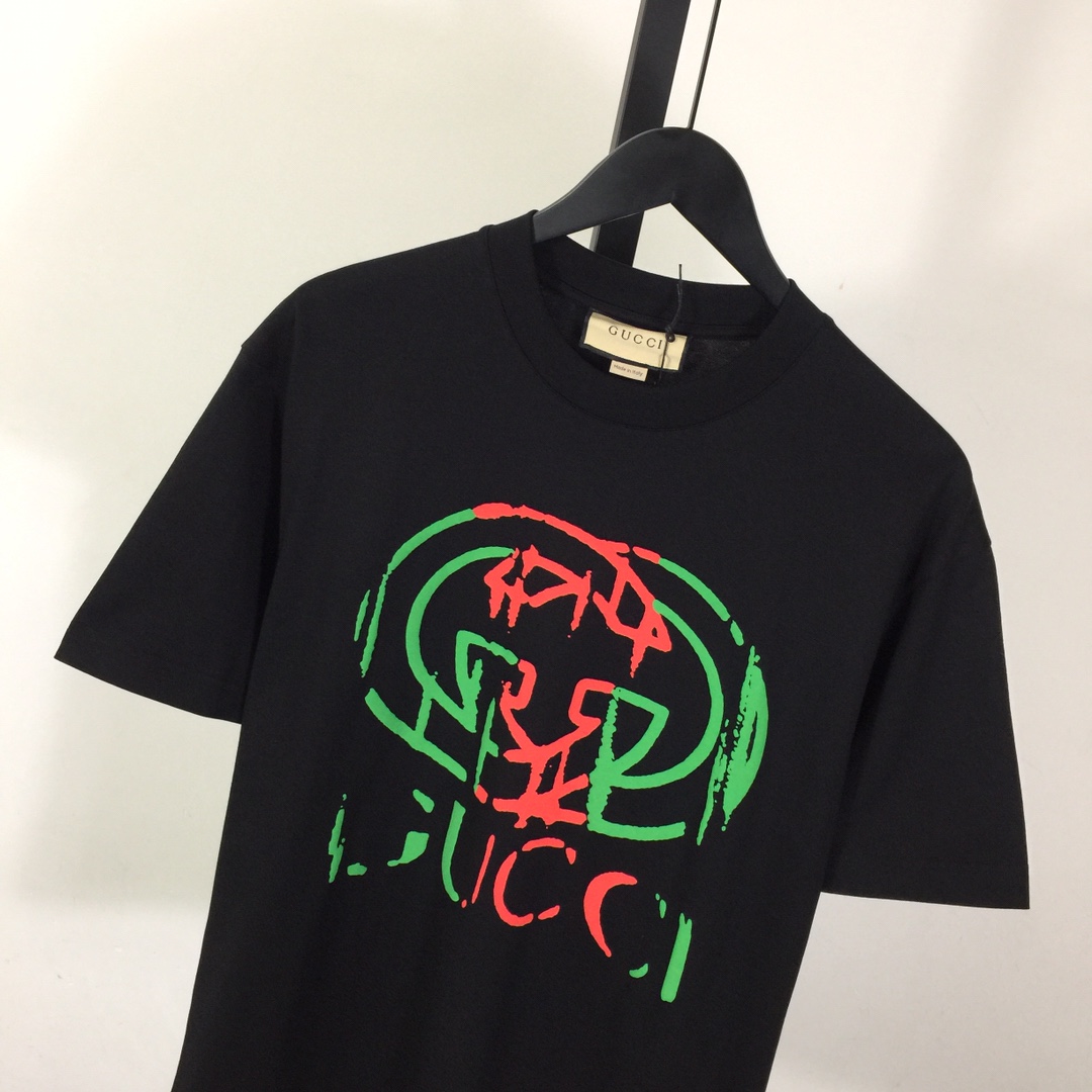 Gucci Printed Cotton Jersey T-shirt - EUR FASHION