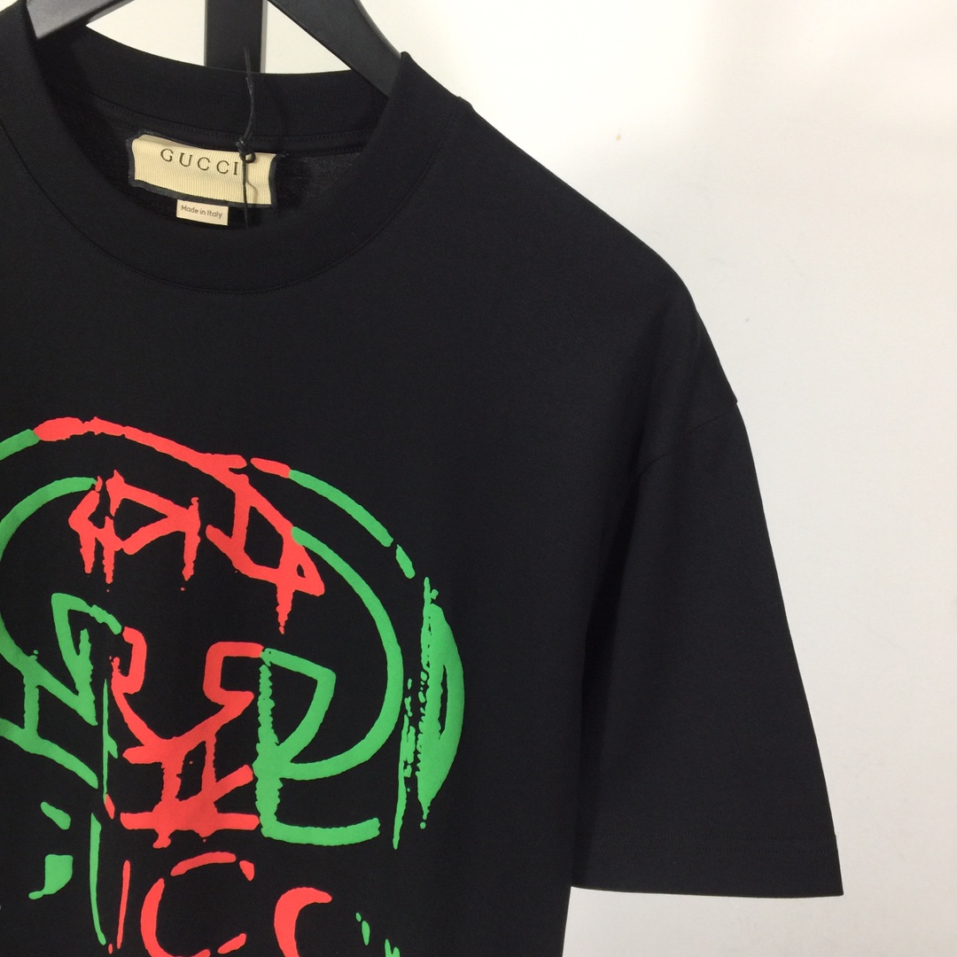 Gucci Printed Cotton Jersey T-shirt - EUR FASHION