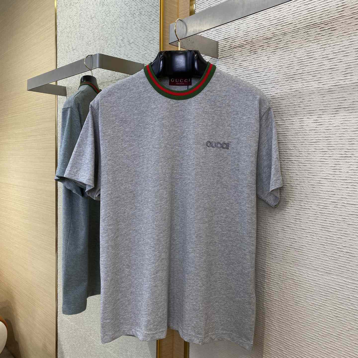 Gucci Jersey T-shirt With Web - EUR FASHION