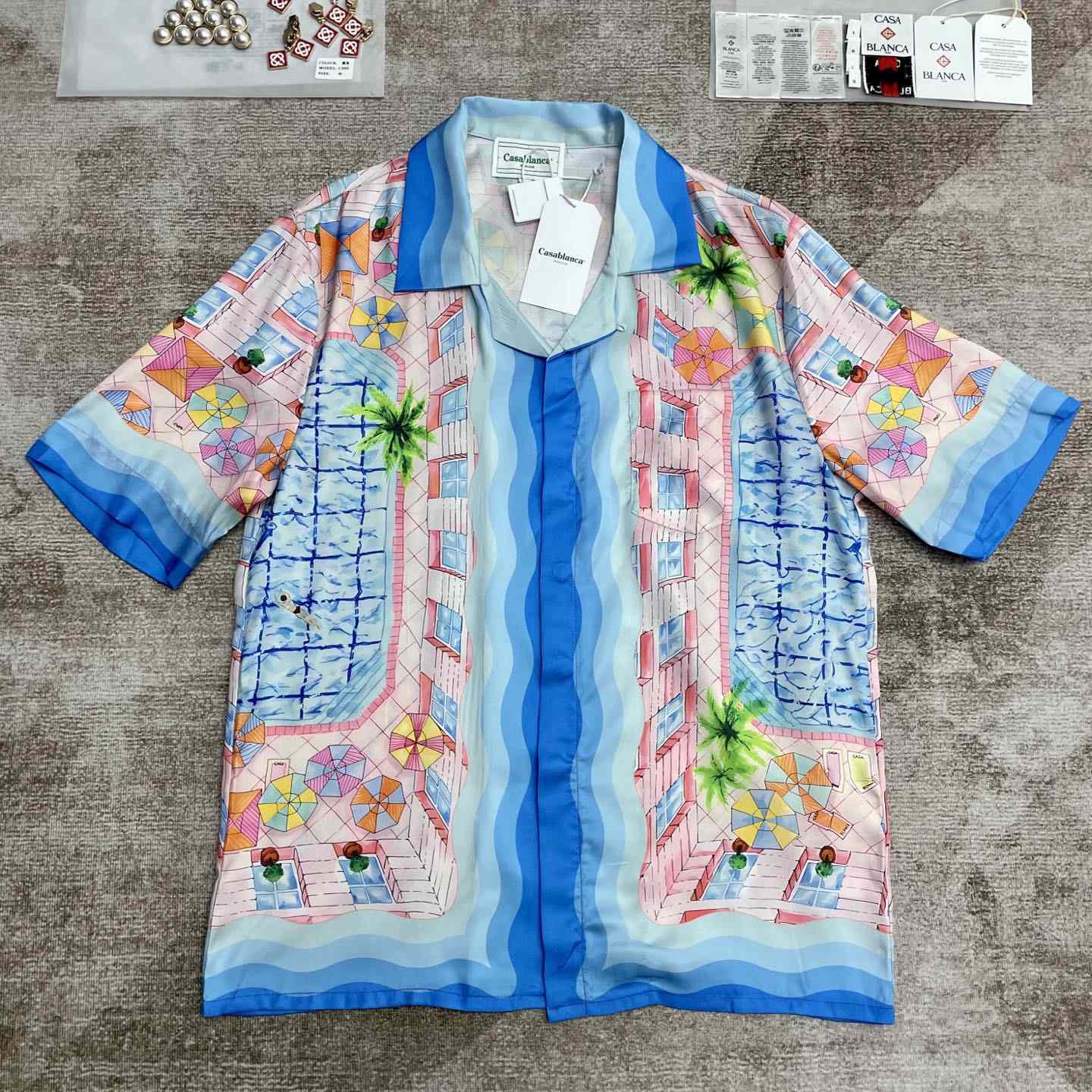 Casablanca Le Plongeon silk shirt    CA3516 - EUR FASHION