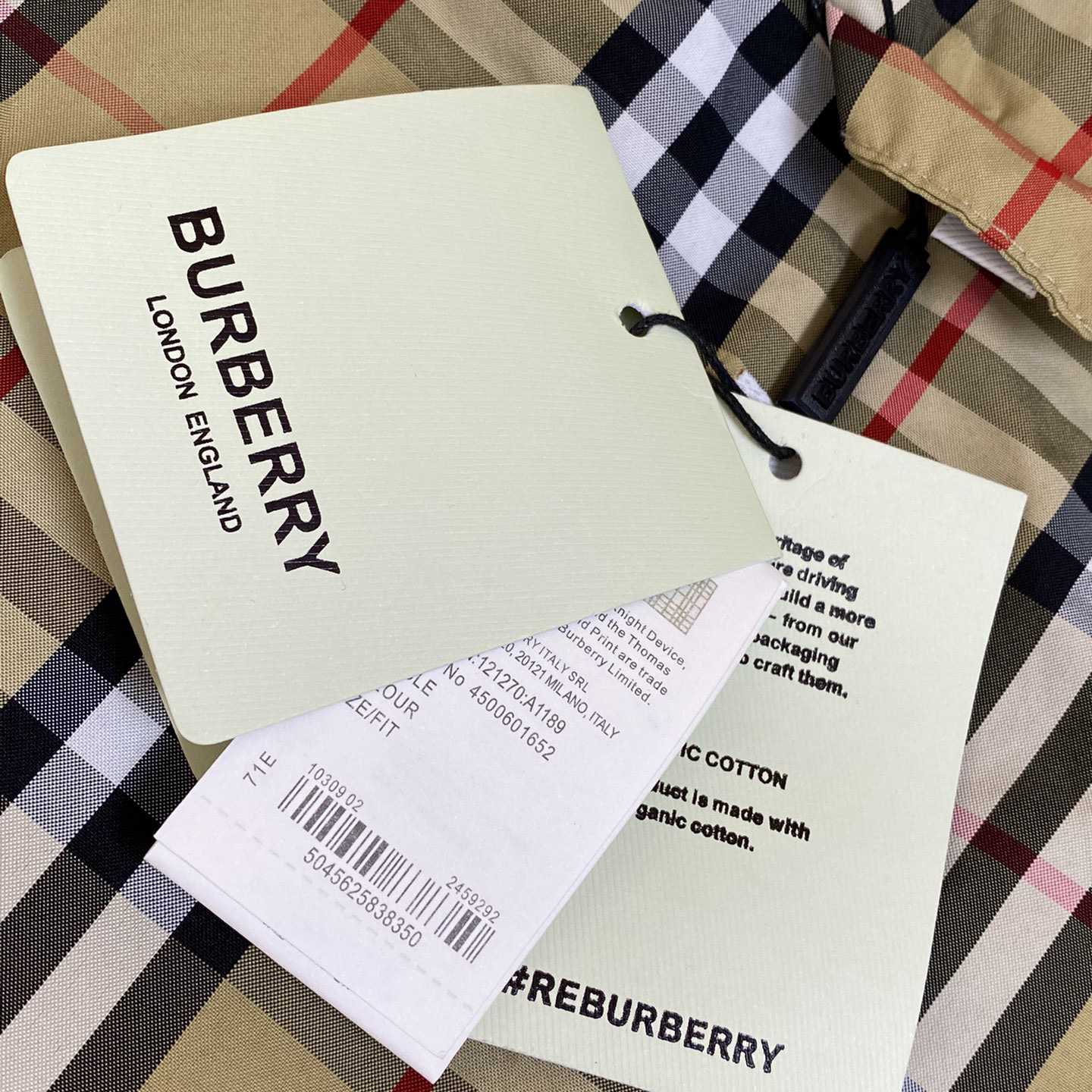 Burberry Sliced Check Hooded Jacket - EUR FASHION