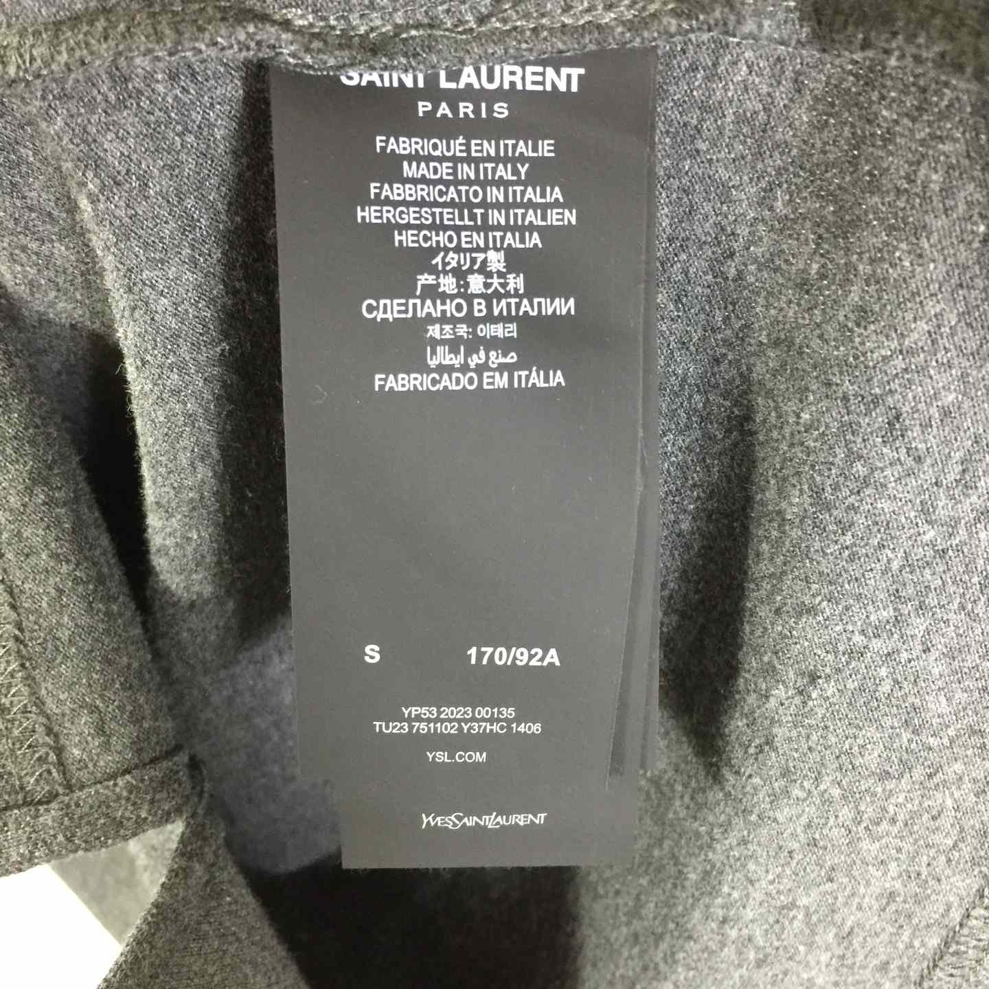 Saint Laurent Wool Knit Polo Top  - EUR FASHION