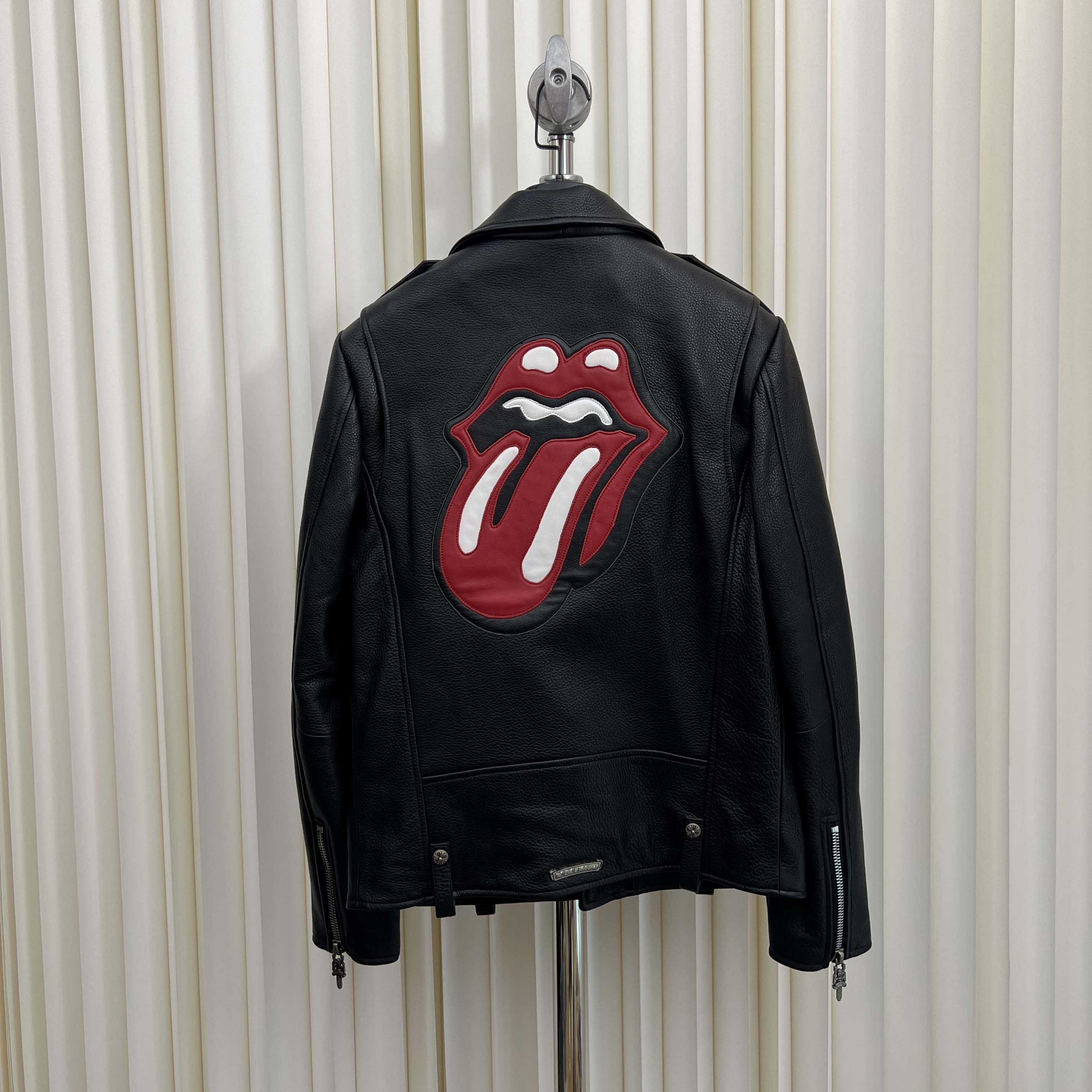 Chrome Hearts Leather Jacket - EUR FASHION