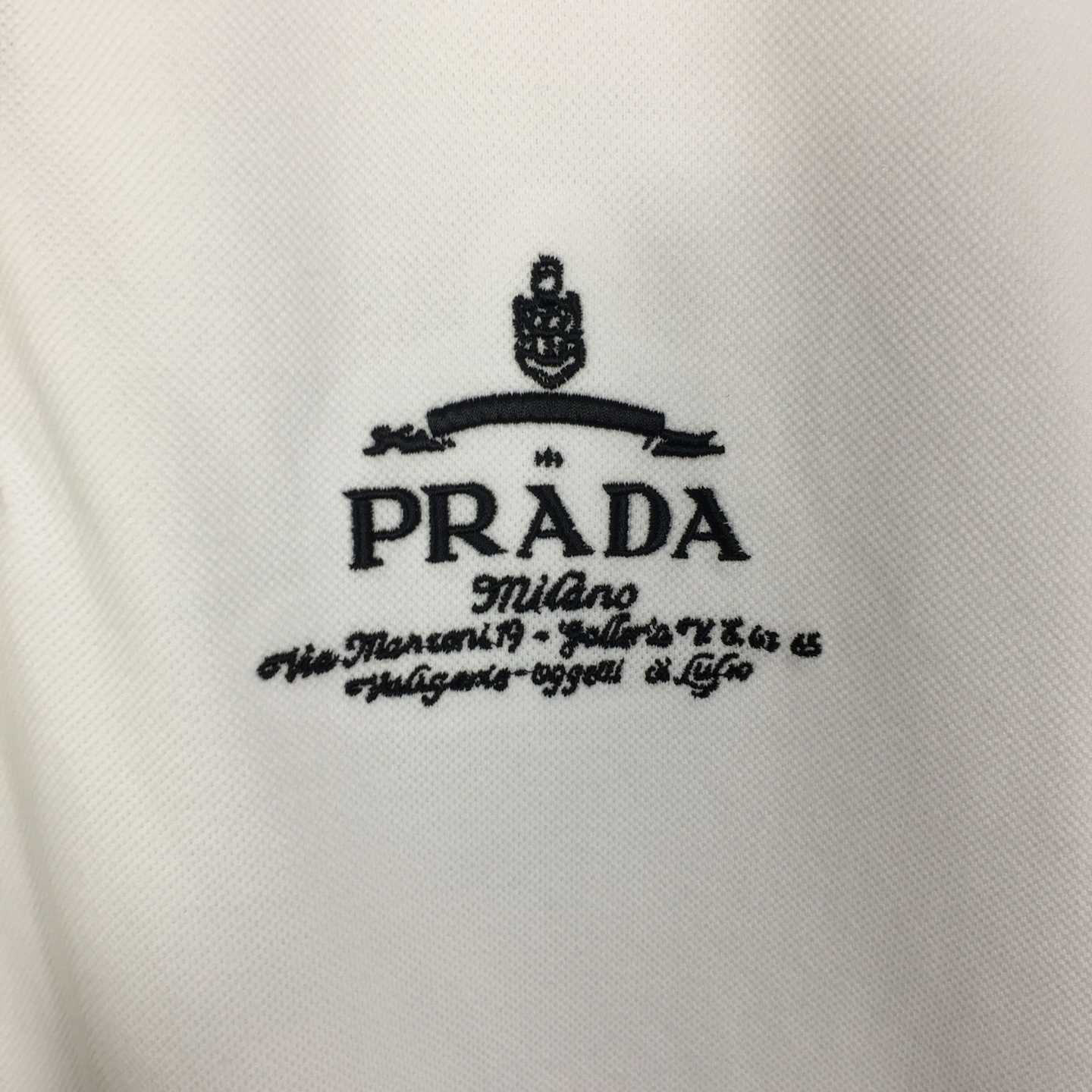 Prada Short-sleeved Piqué Polo Shirt - EUR FASHION