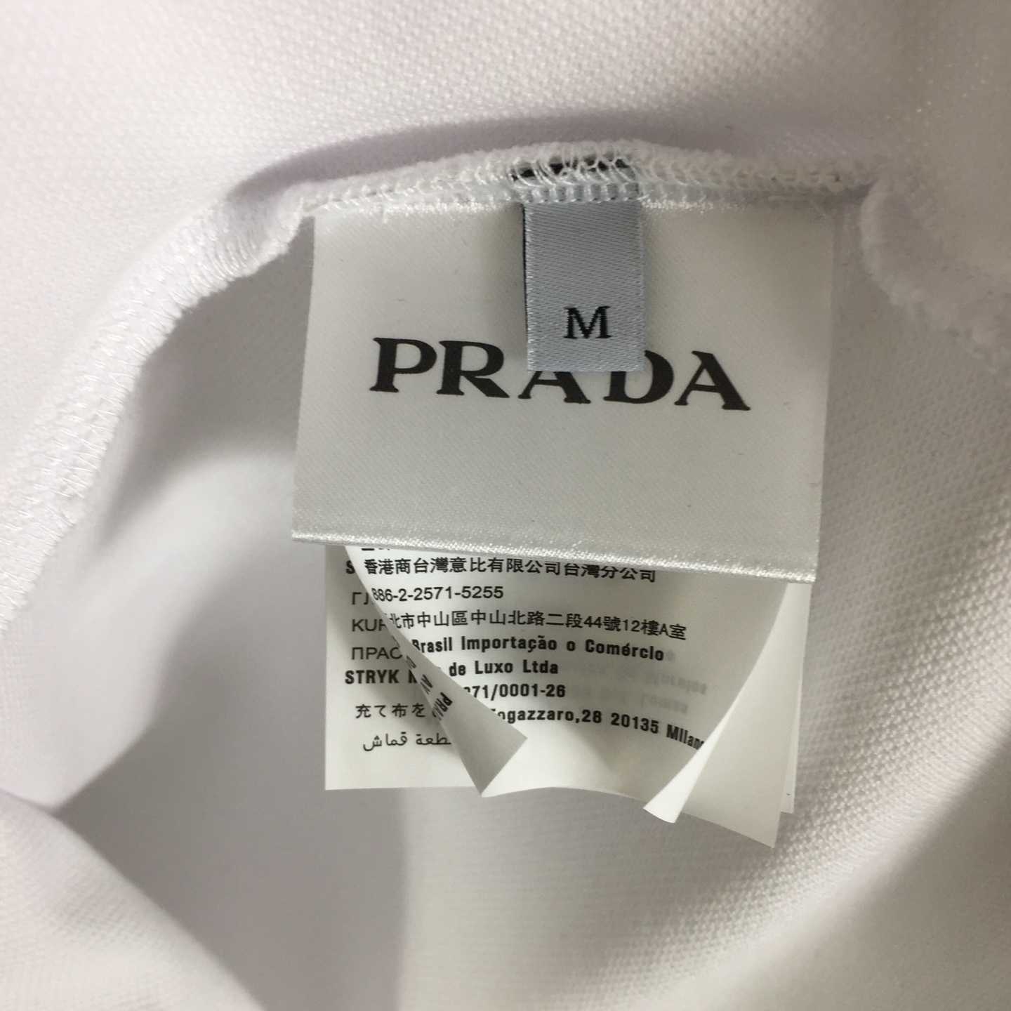 Prada Short-sleeved Piqué Polo Shirt - EUR FASHION