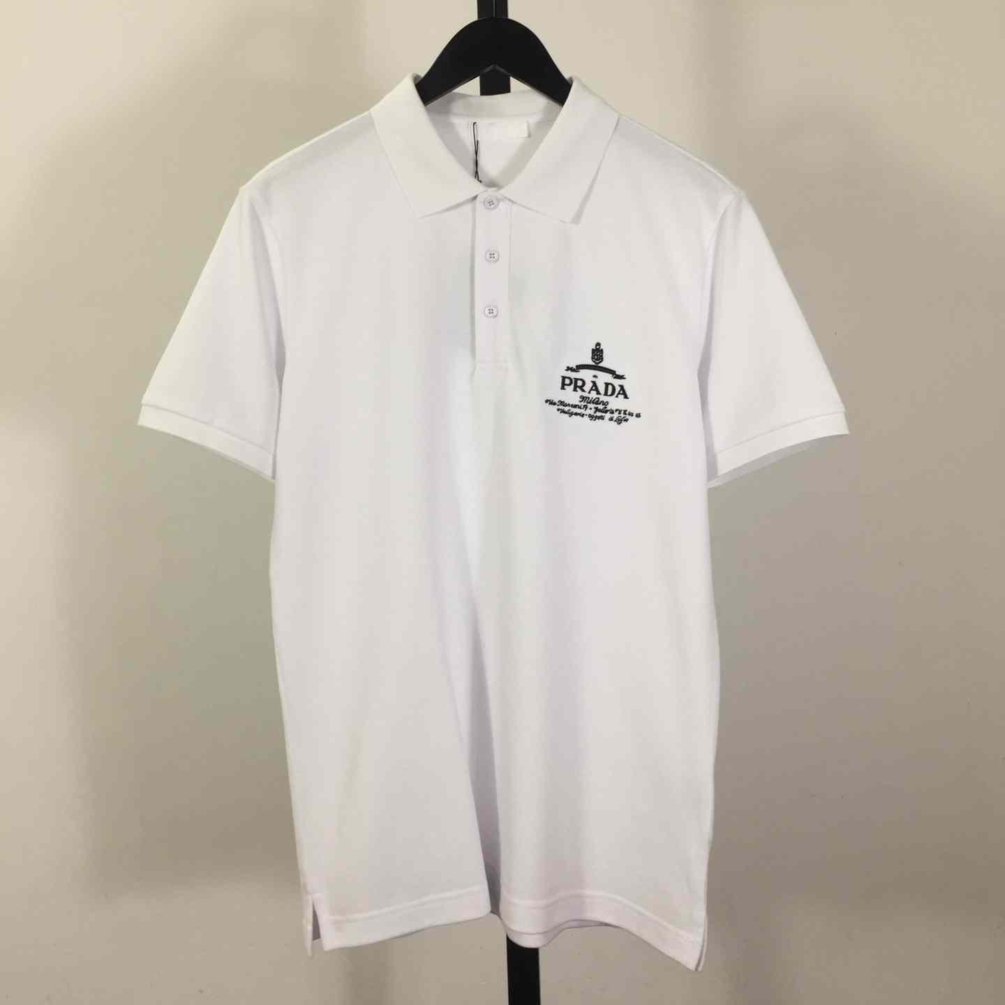 Prada Short-sleeved Piqué Polo Shirt - EUR FASHION