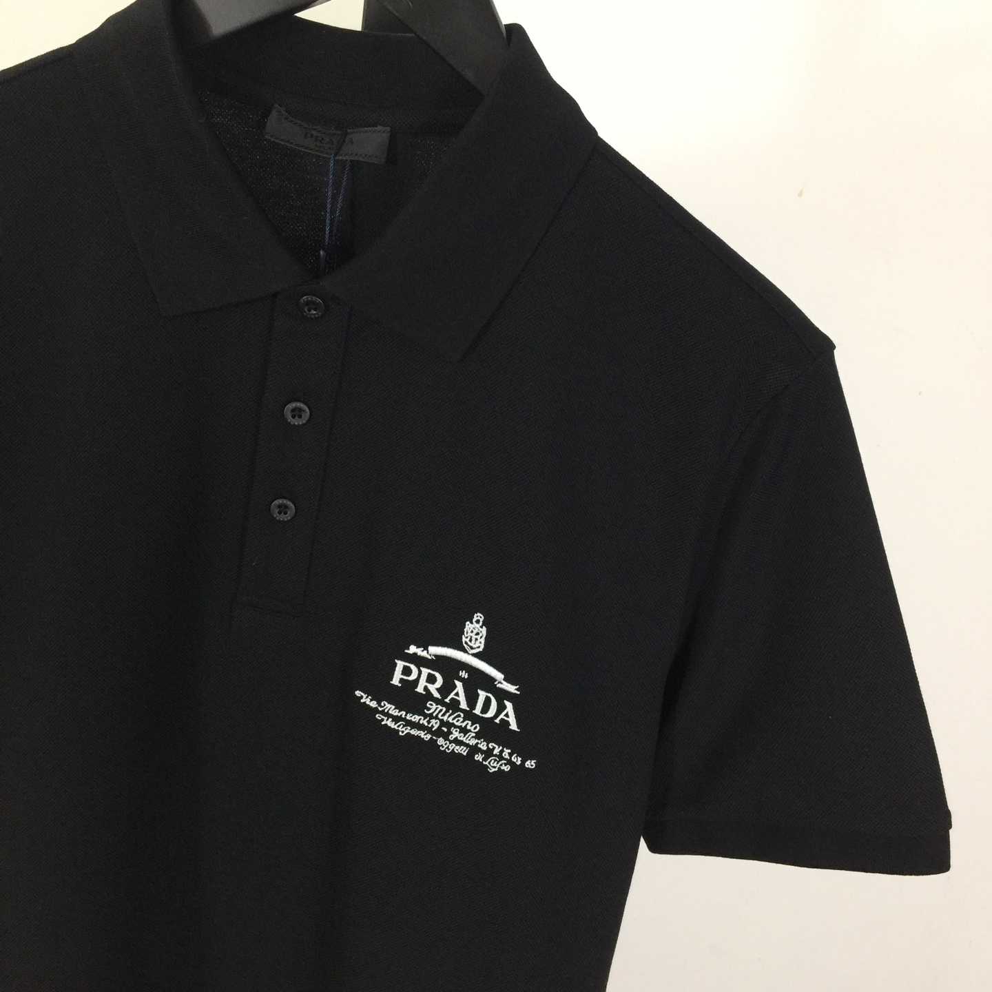 Prada Short-sleeved Piqué Polo Shirt - EUR FASHION