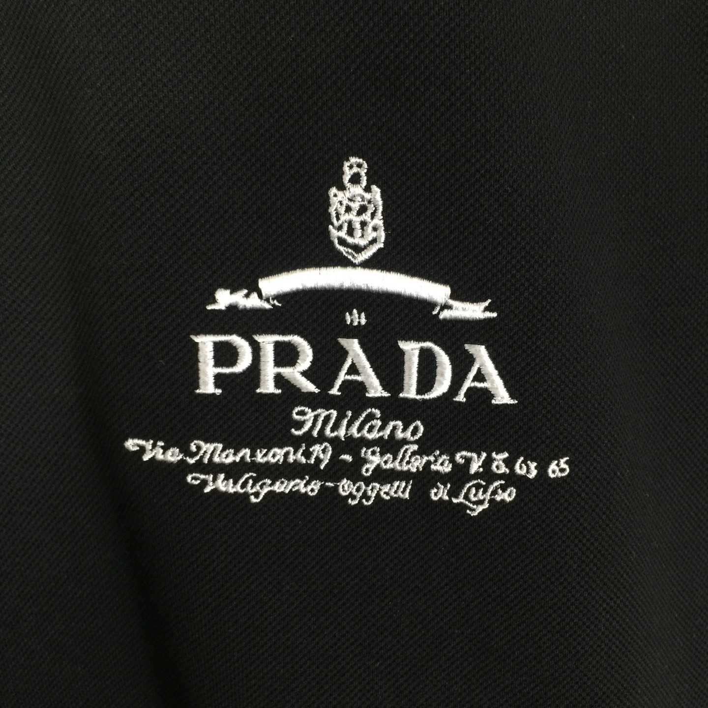 Prada Short-sleeved Piqué Polo Shirt - EUR FASHION