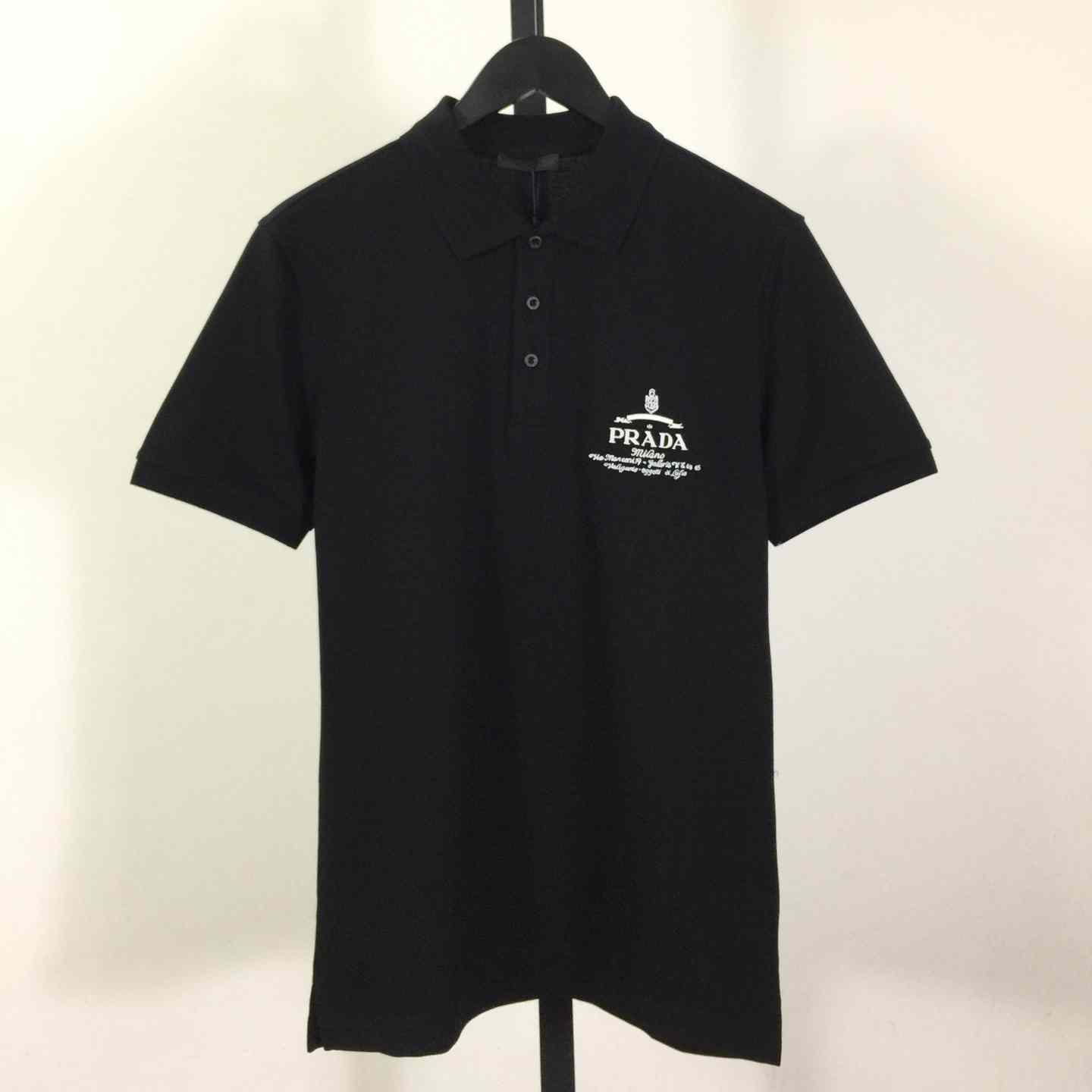 Prada Short-sleeved Piqué Polo Shirt - EUR FASHION