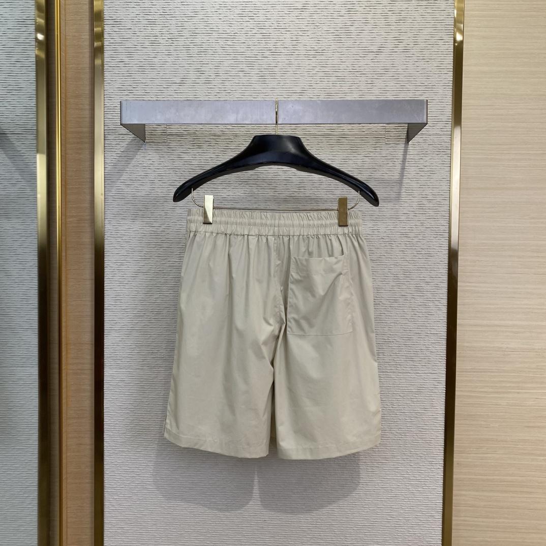 Burberry Knot Logo Cotton Shorts - EUR FASHION