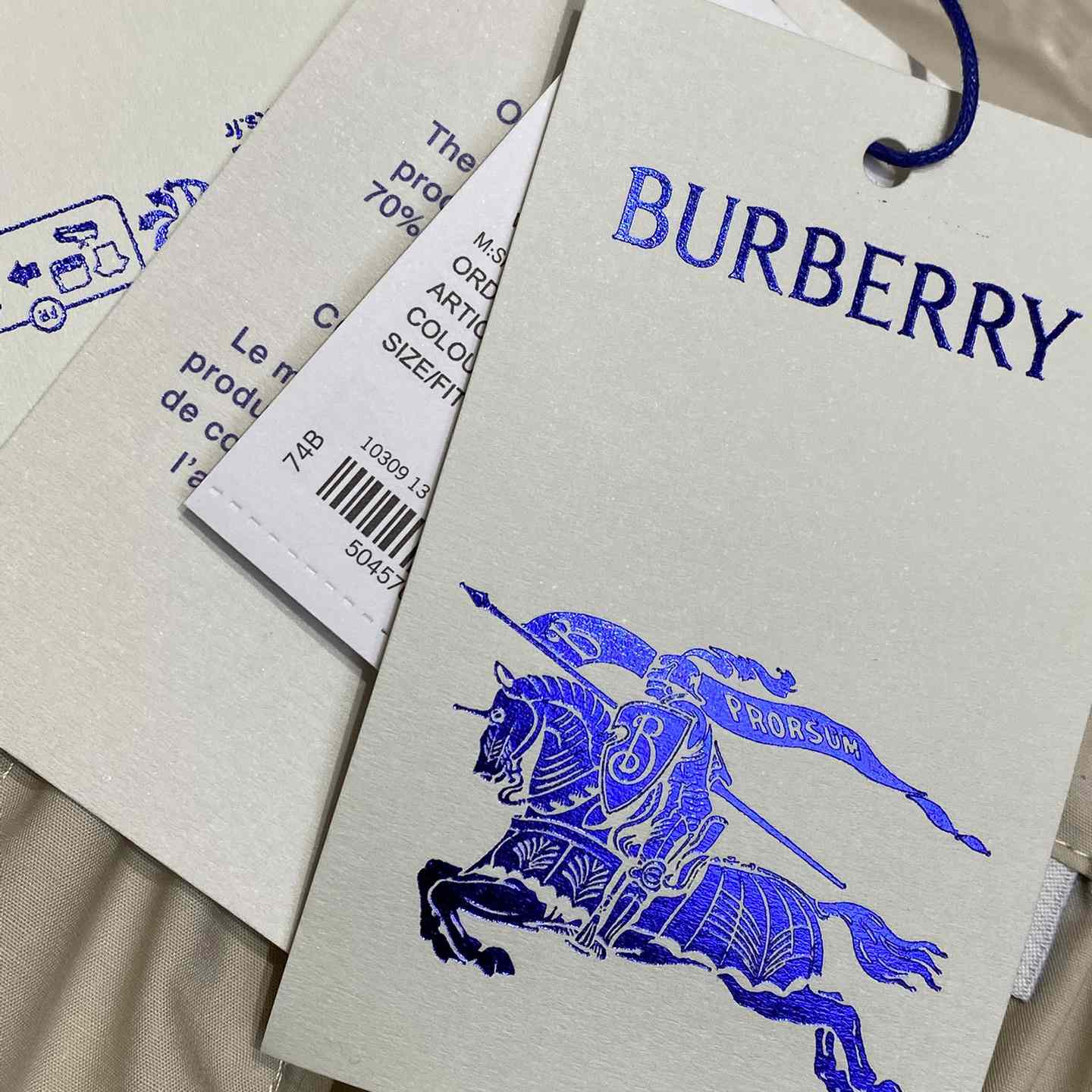 Burberry Knot Logo Cotton Shorts - EUR FASHION