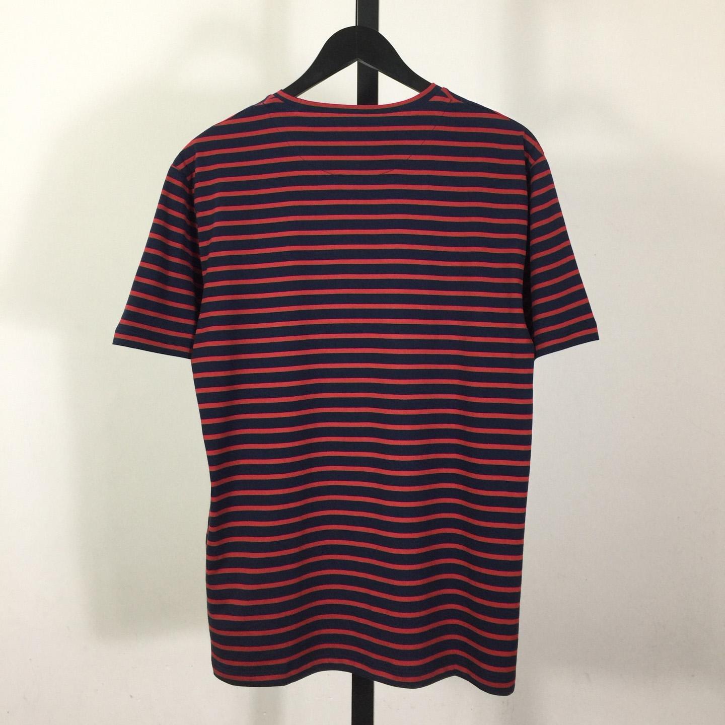 Prada Striped Cotton T-shirt  - EUR FASHION
