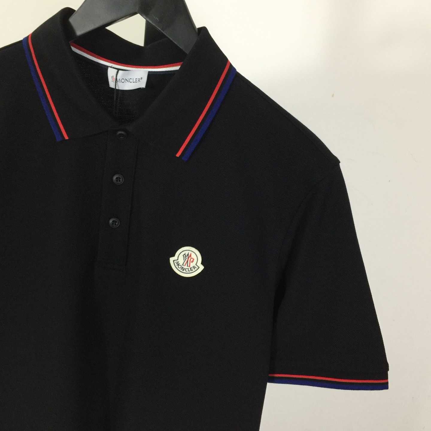 Moncler Logo Cotton Polo Shirt - EUR FASHION