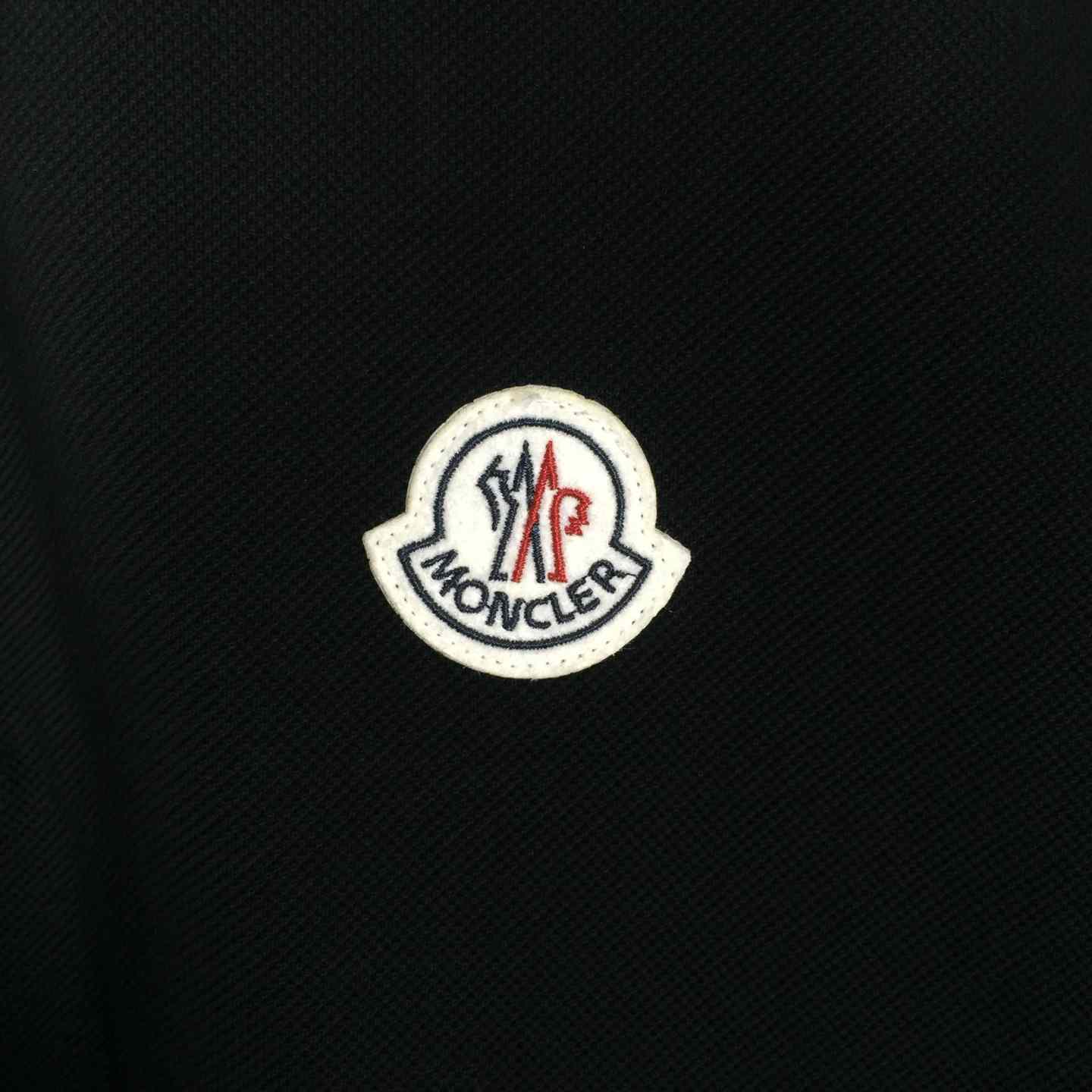 Moncler Logo Cotton Polo Shirt - EUR FASHION