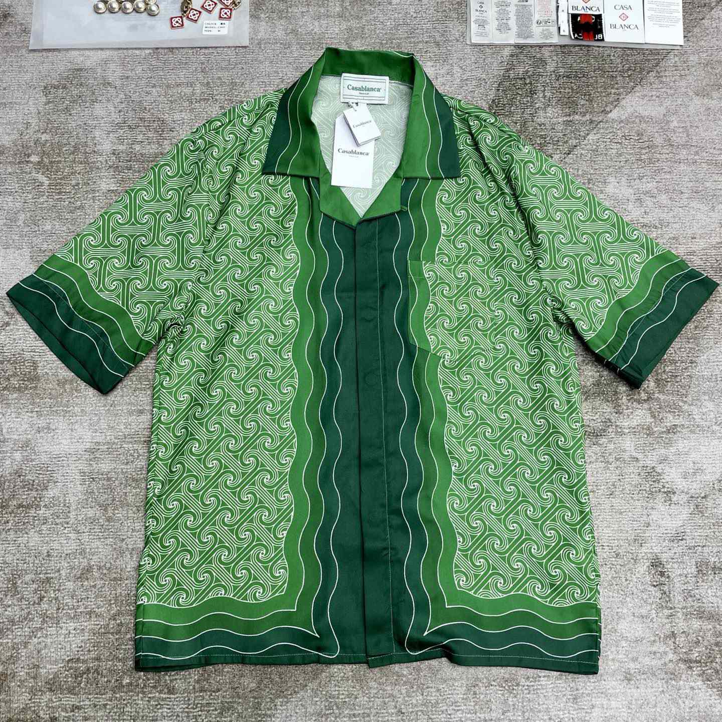 Casablanca Column-monogram Shirt  CA3518 - EUR FASHION