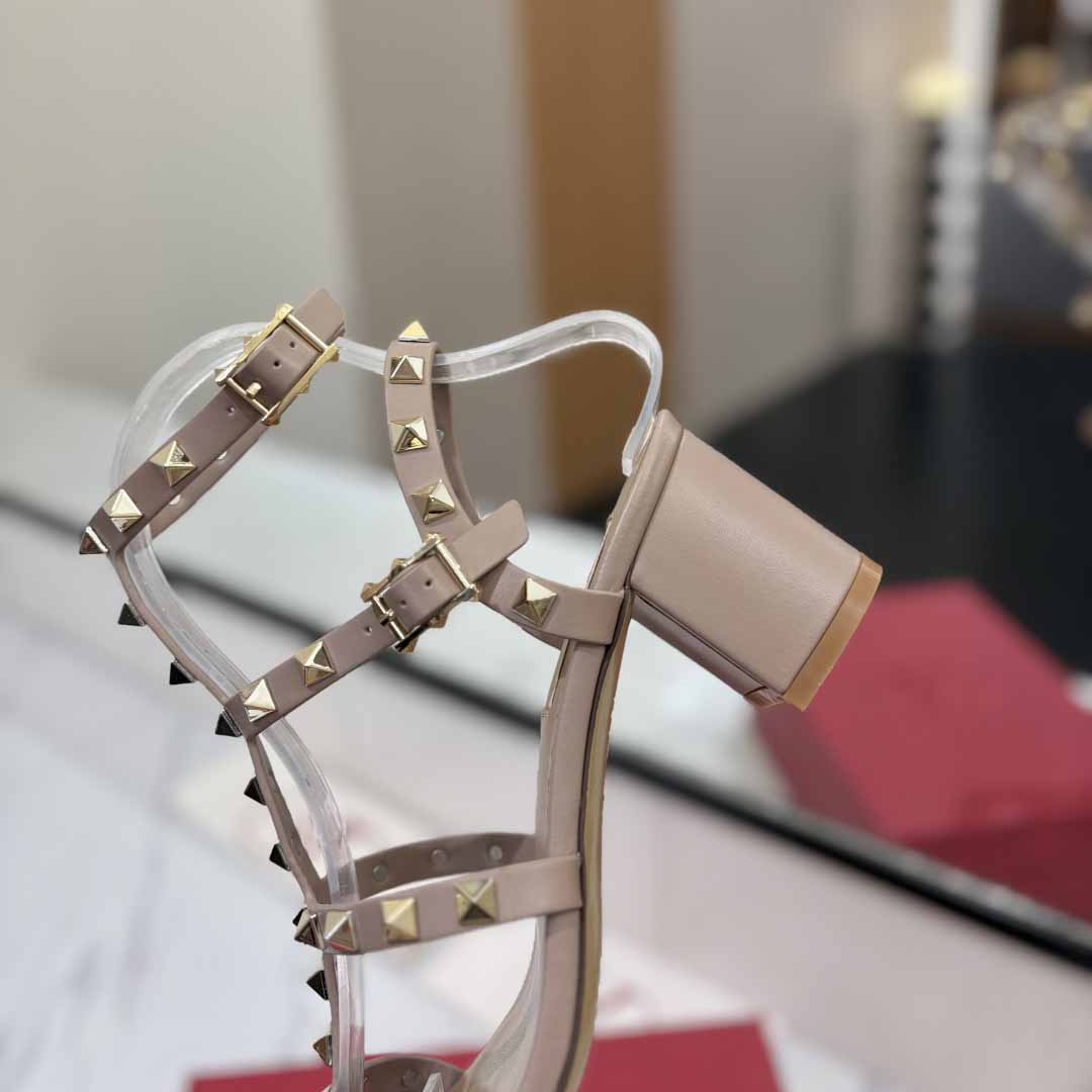 Valent Garavani Rockstud 60mm ankle-strap Sandals - EUR FASHION