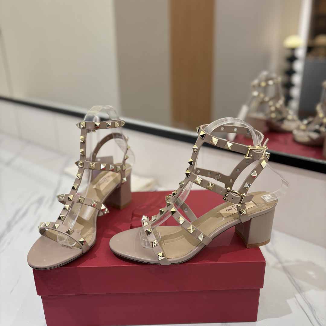 Valent Garavani Rockstud 60mm ankle-strap Sandals - EUR FASHION