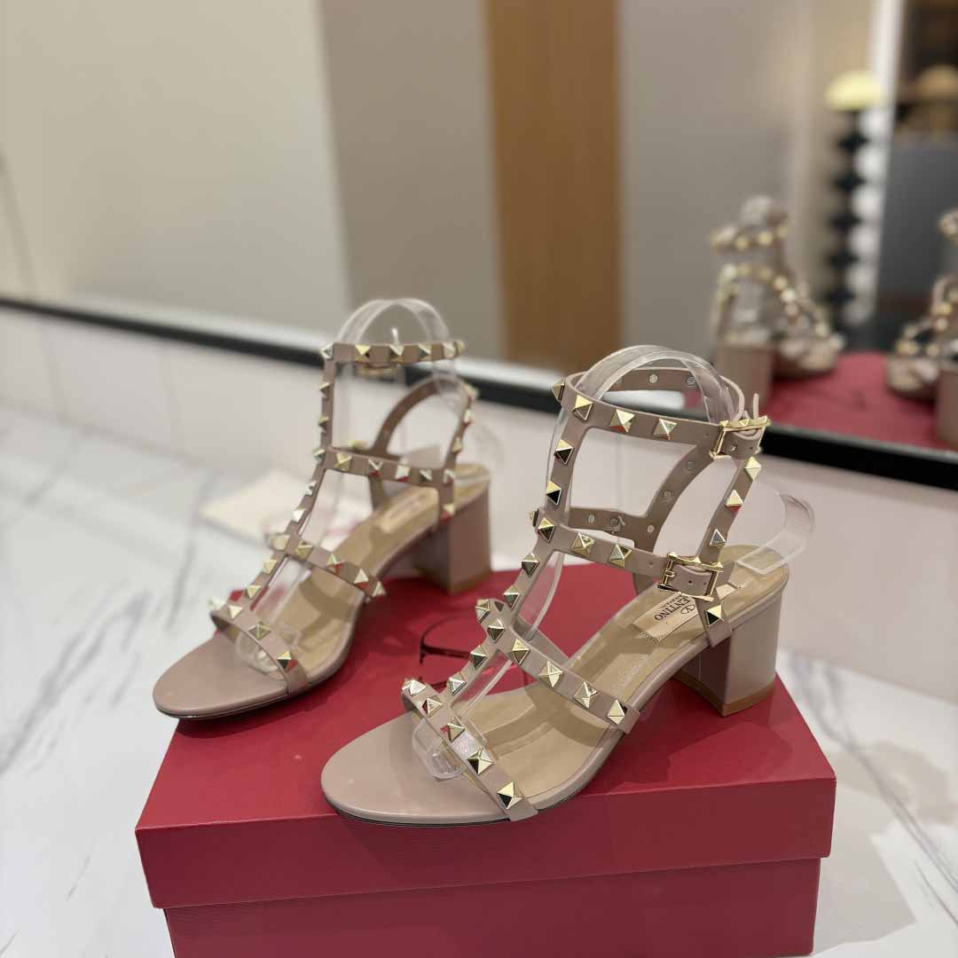Valent Garavani Rockstud 60mm ankle-strap Sandals - EUR FASHION