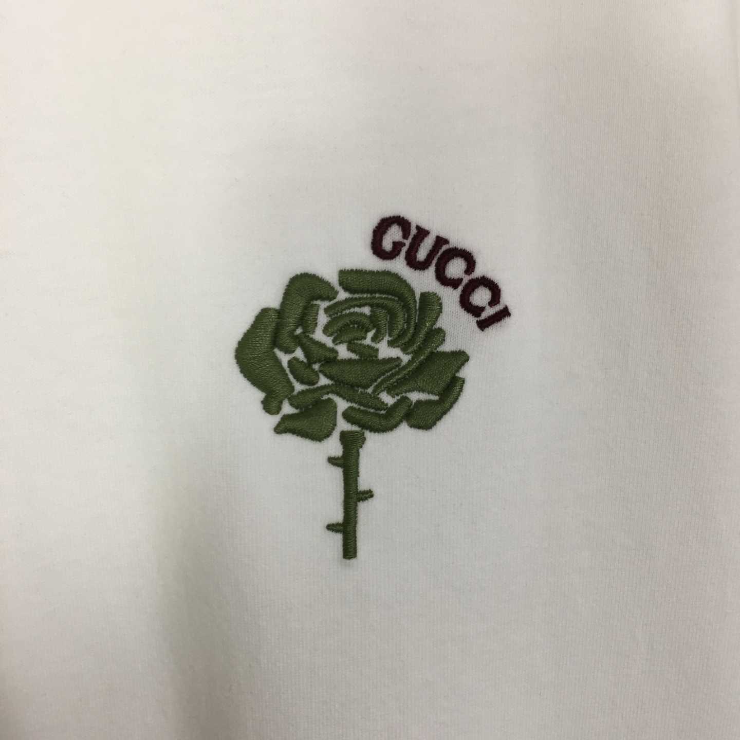 Gucci Cotton Jersey T-shirt With Embroidery - EUR FASHION