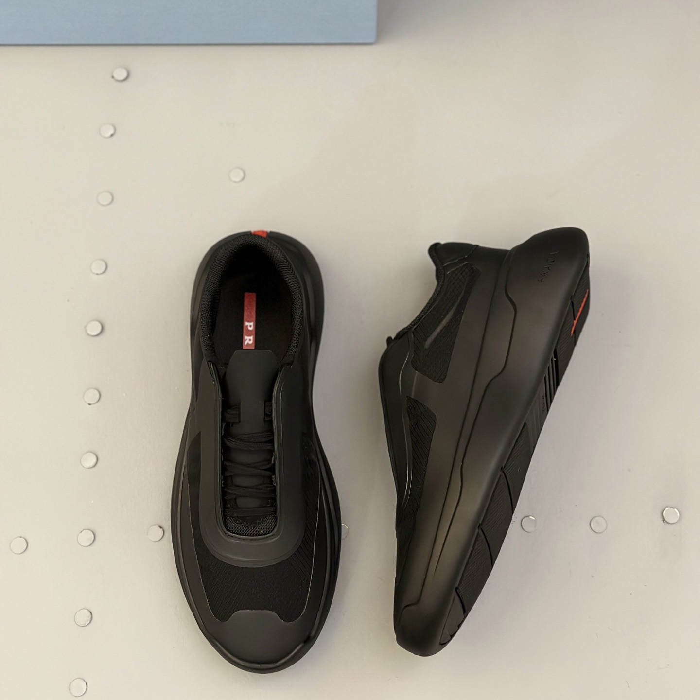 Prada America's Cup Re-Nylon And Bike Fabric Sneakers - EUR FASHION