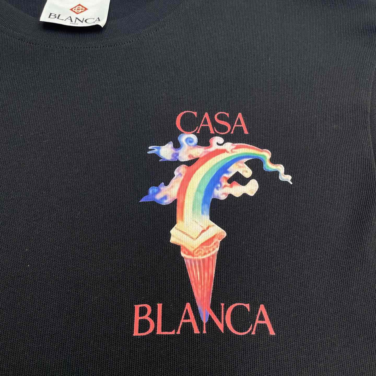 Casablanca Nature Teacher Printed Cotton T-Shirt   C951 - EUR FASHION