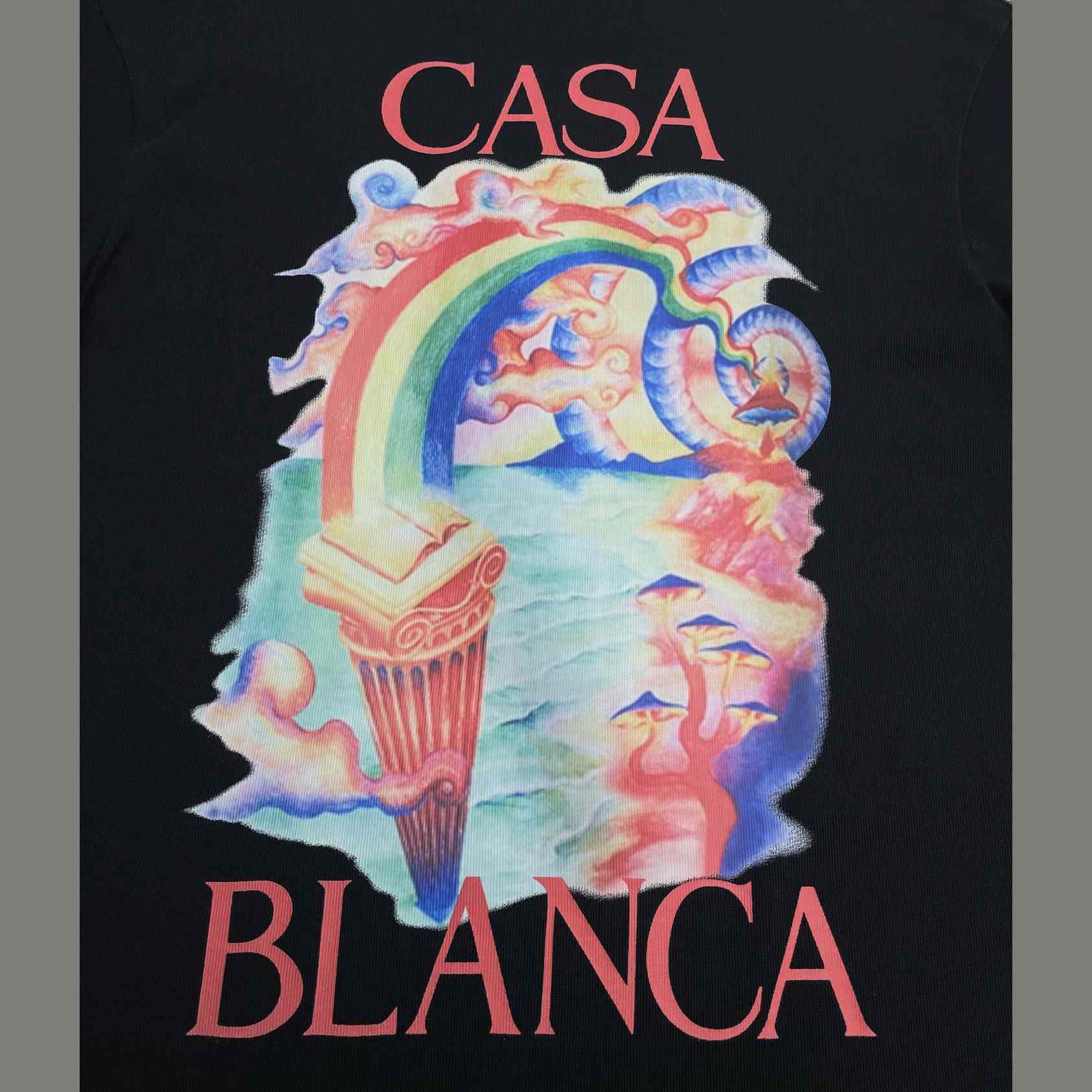 Casablanca Nature Teacher Printed Cotton T-Shirt   C951 - EUR FASHION