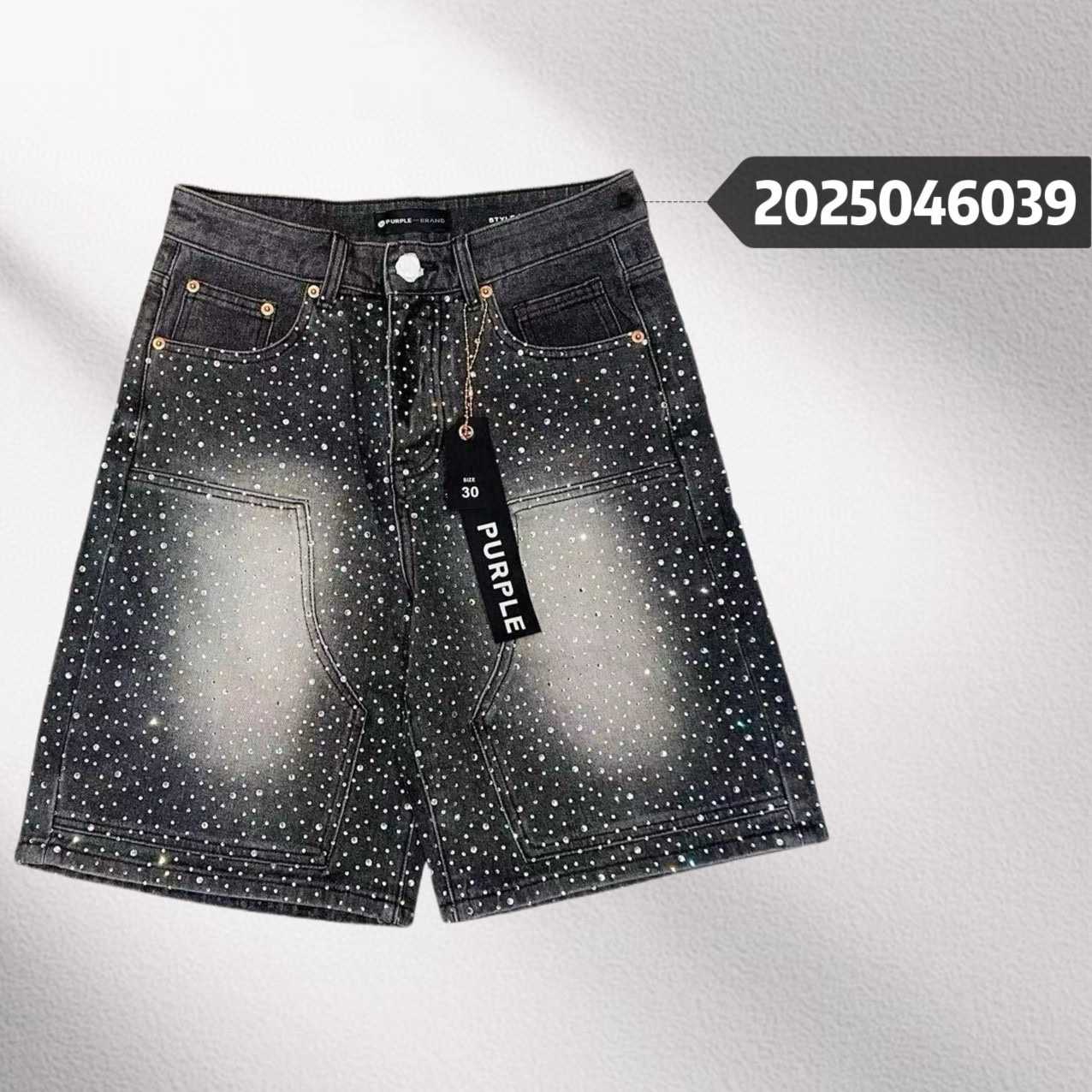 Purple-Brand Denim Shorts    6039 - EUR FASHION