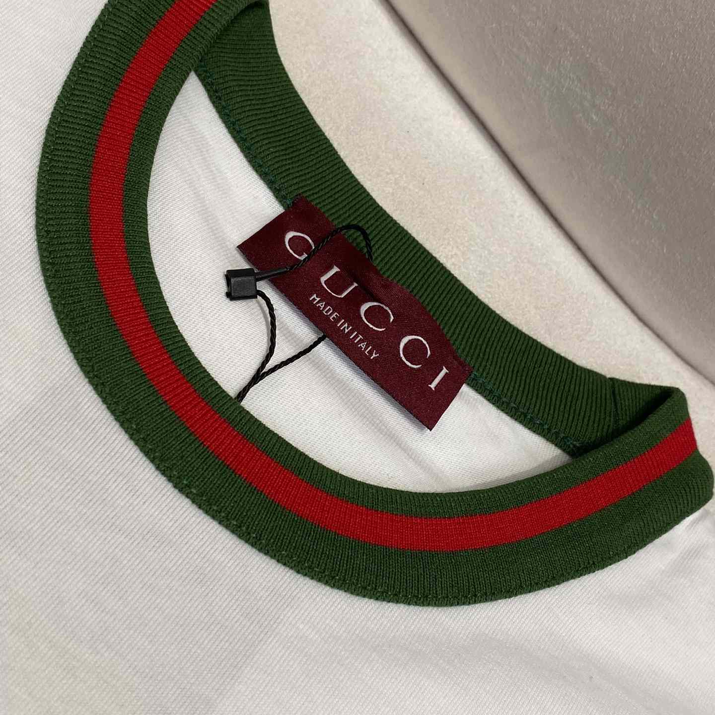 Gucci Jersey T-shirt With Web - EUR FASHION