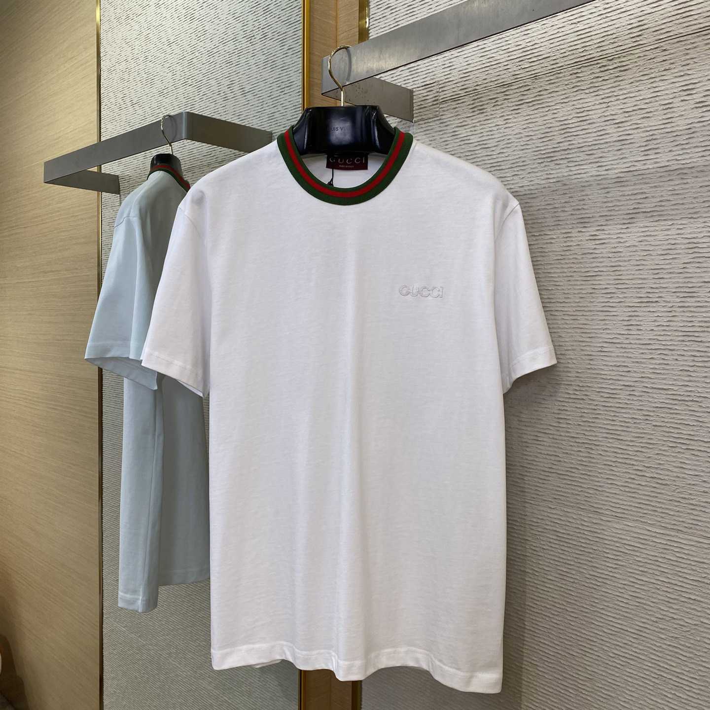 Gucci Jersey T-shirt With Web - EUR FASHION